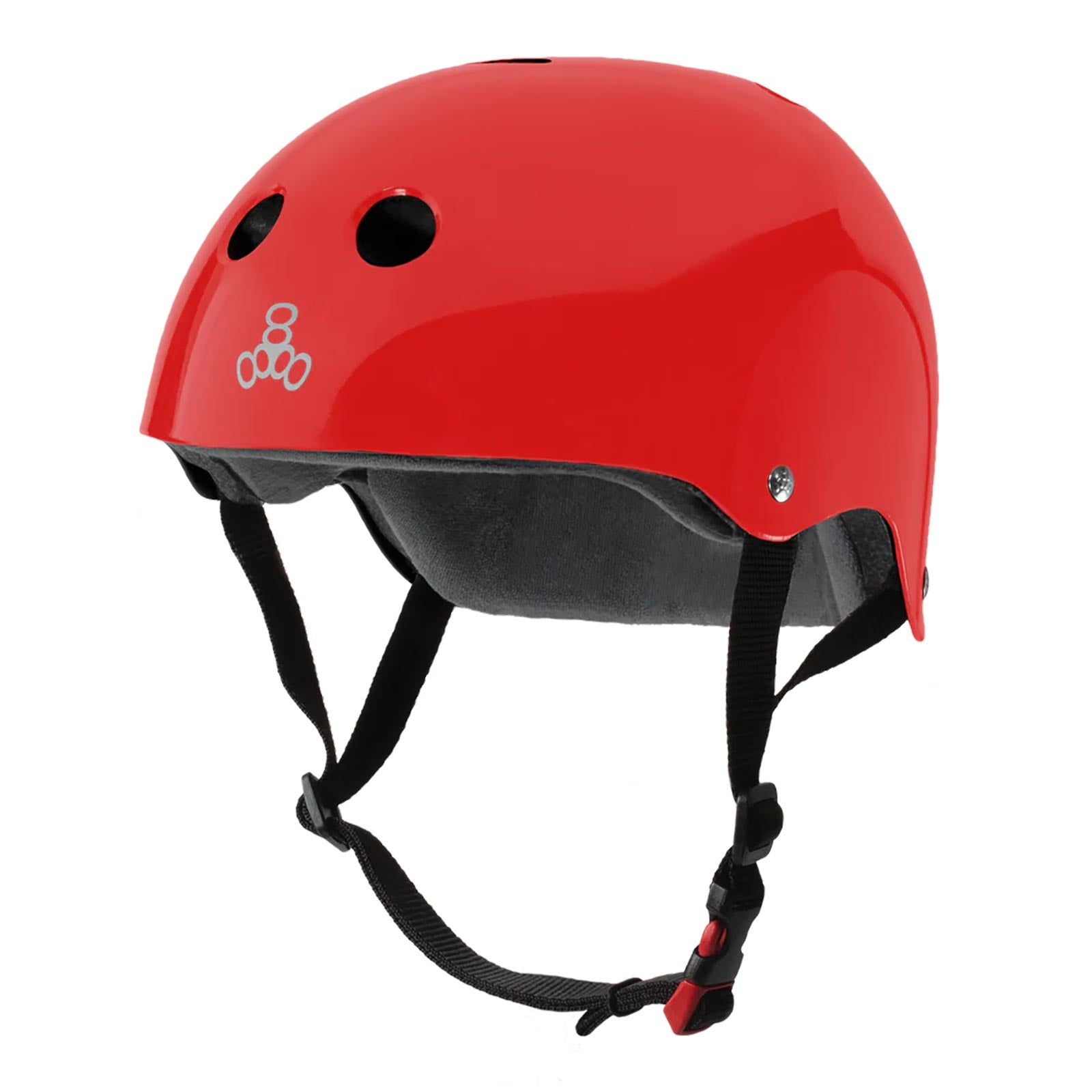 Triple 8 THE Certified Sweatsaver Helmet / Red Gloss