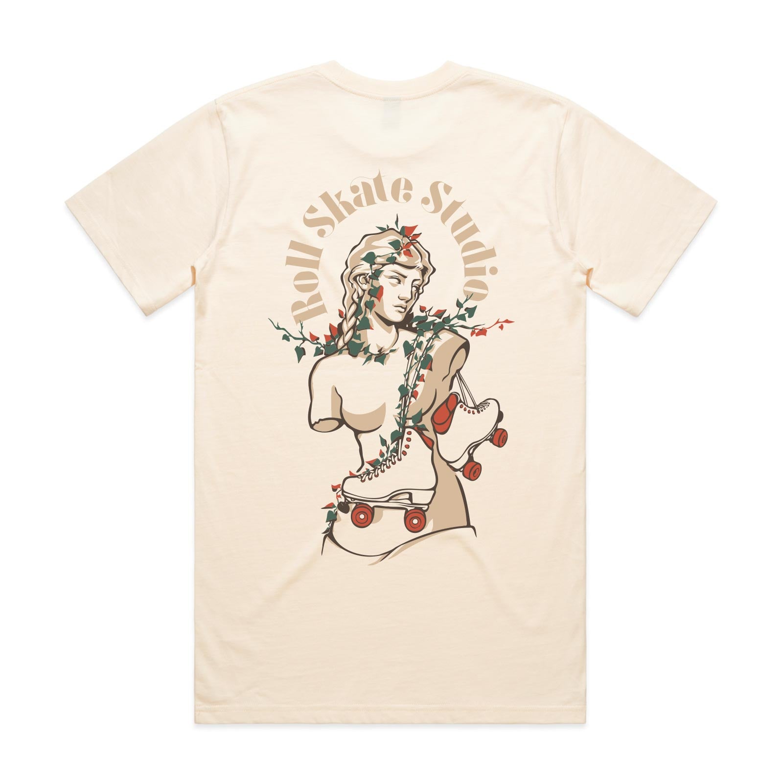 Roll Skate Studio Goddess Tee / Ecru