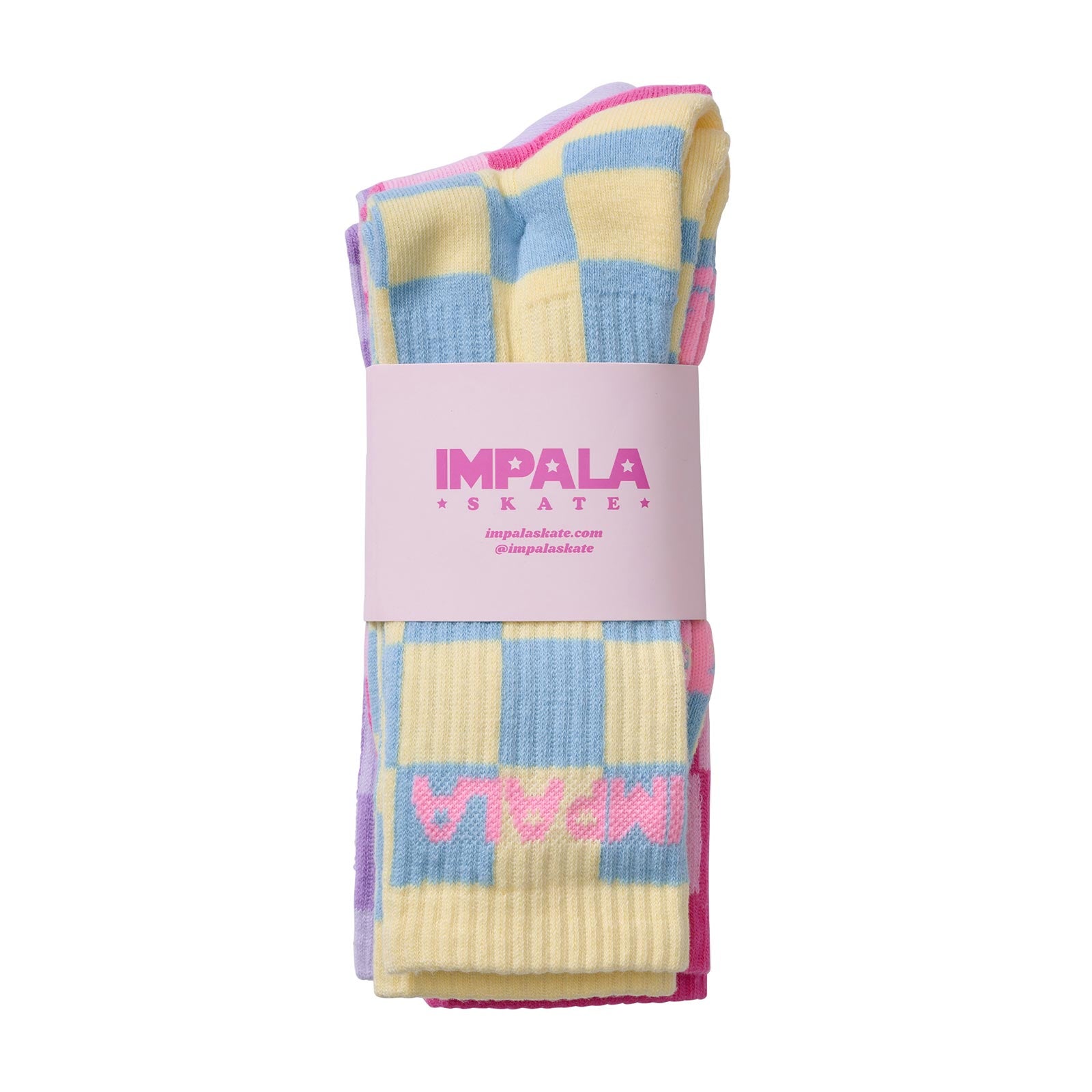 Impala Skate Socks (3 Pack) / Checker
