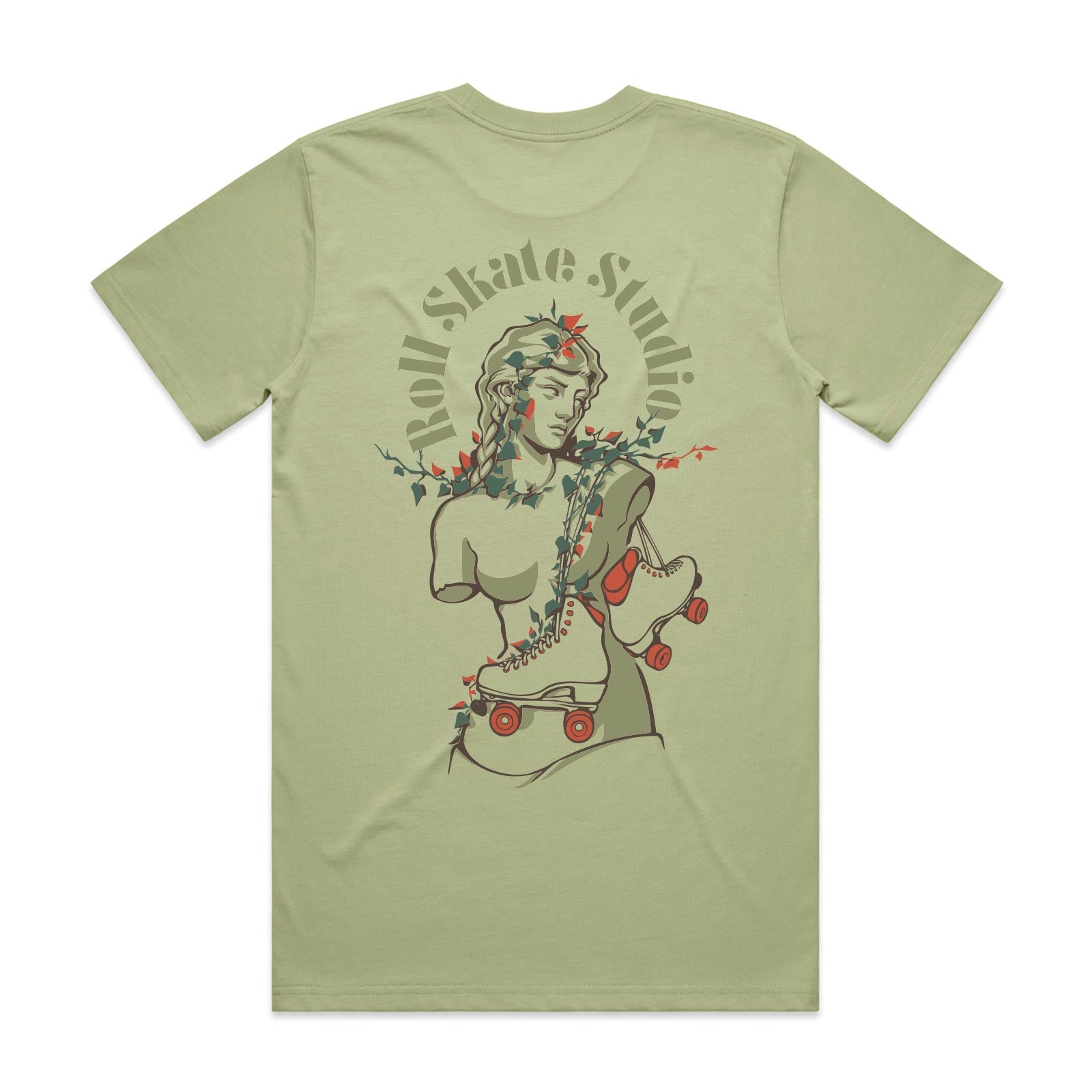 Roll Skate Studio Goddess Tee / Pistachio