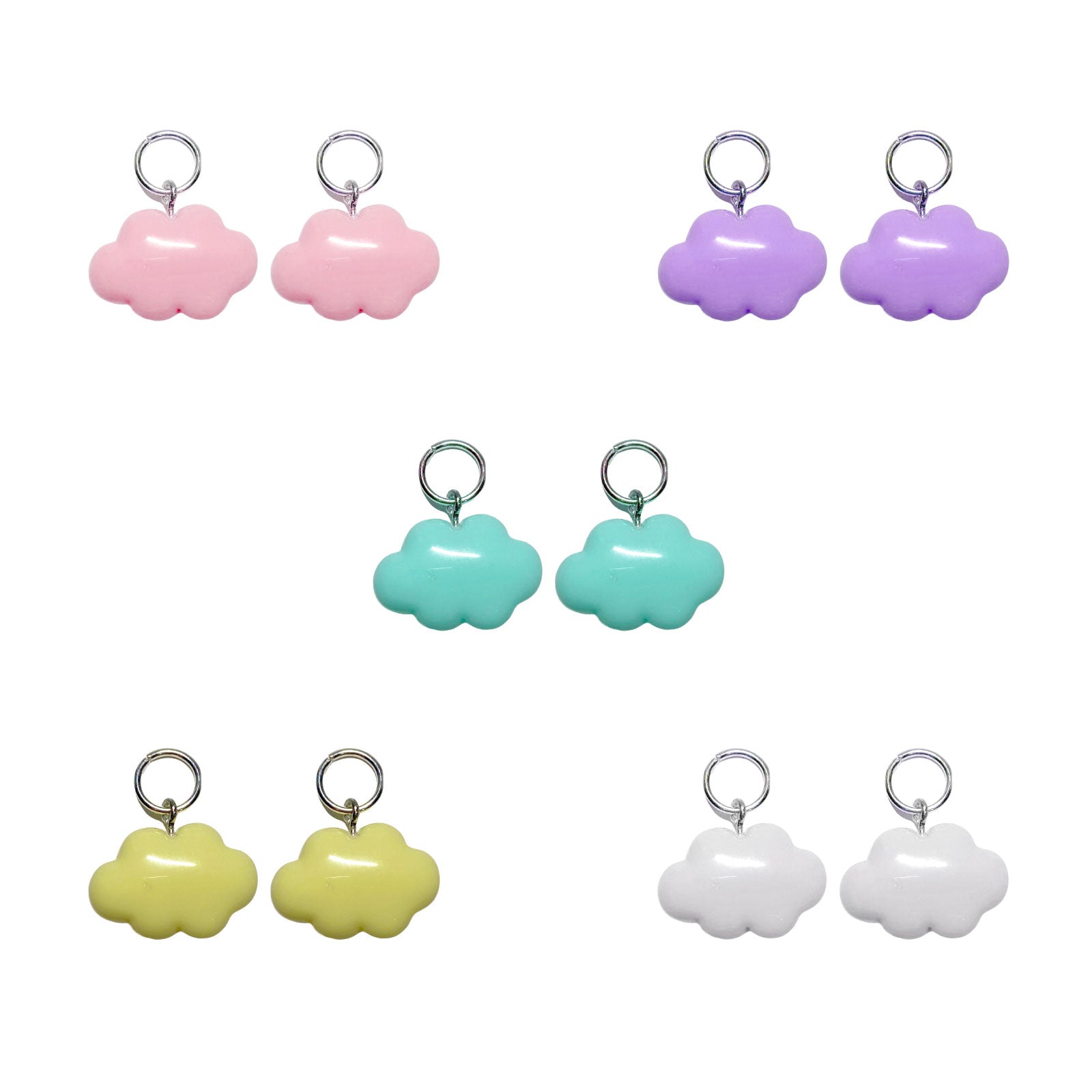 One Stop Cloud Skate Charm (Pair)