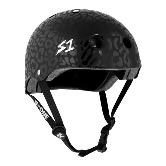 S-One Lifer Helmet / Black on Black Leopard Hosoi