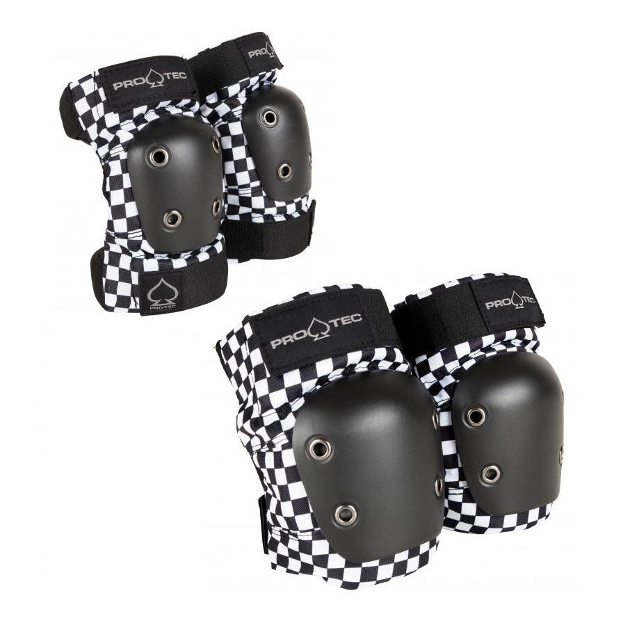 Pro-Tec Street Knee Elbow Pad Set / Checker / XL