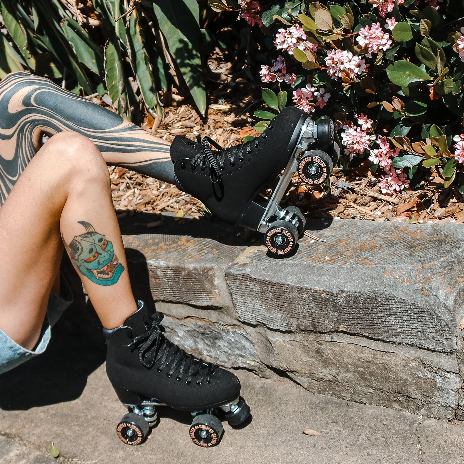 Chuffed Wanderer Roller Skates / Vegan Black