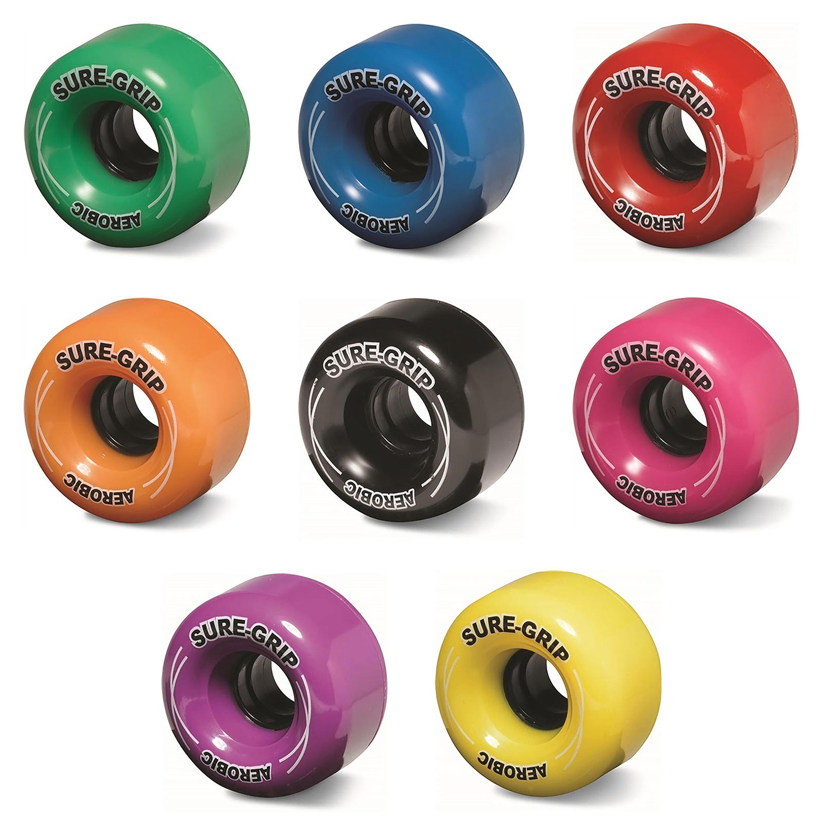 Sure-Grip Aerobic Wheels (8 Pack)