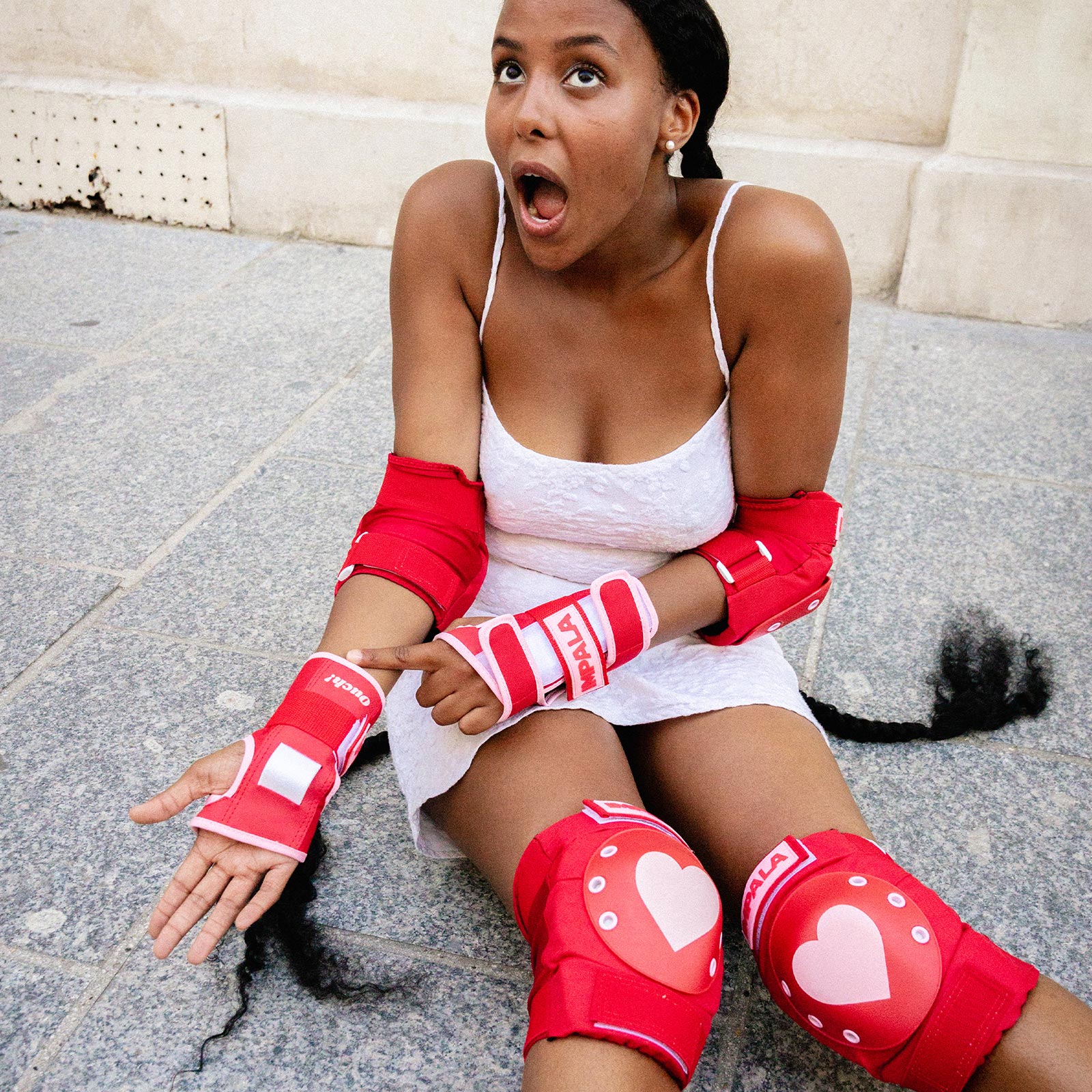 Impala Protective Tri-Pack / Junior / Red Hearts