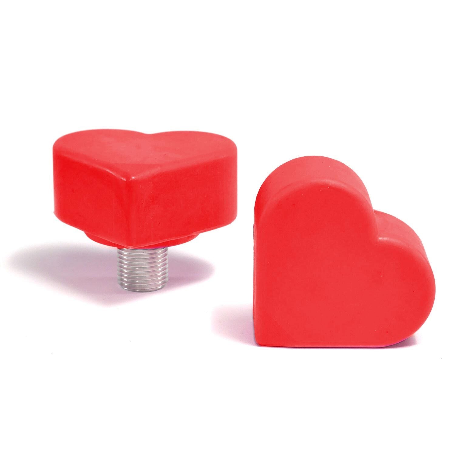 Grindstone Deadstop Heartstopper Toe Stops / Hot Rod Red / Short
