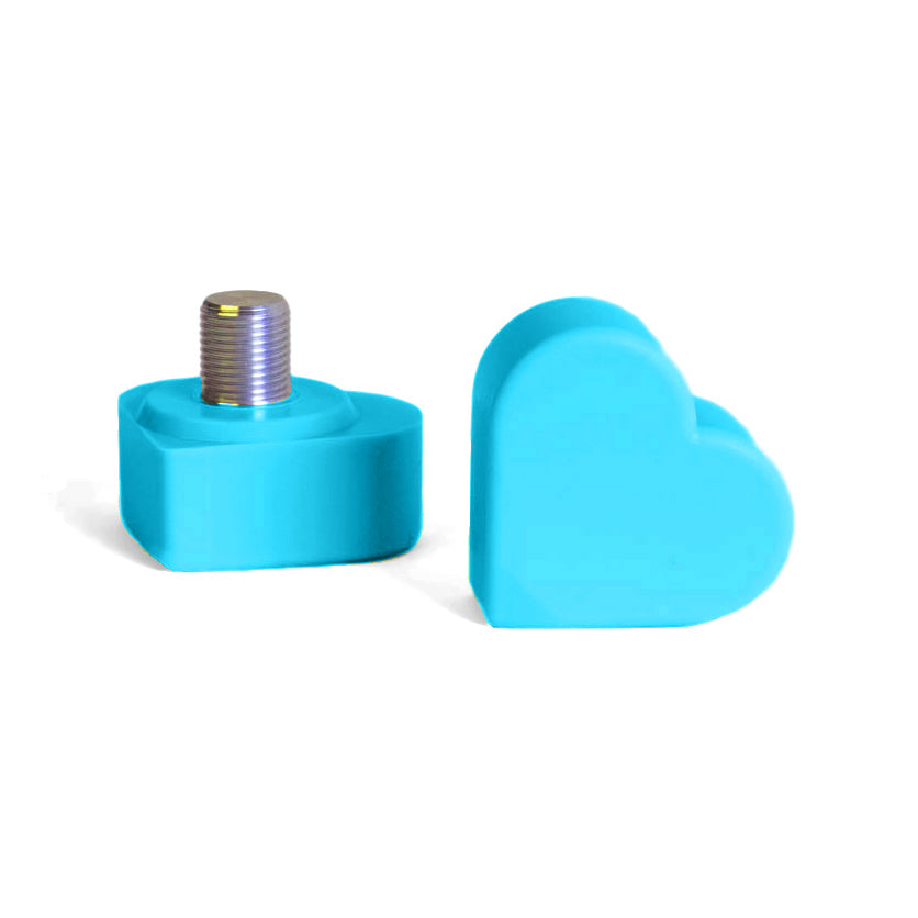 Grindstone Heartstopper Adjustable Toe Stops / Bebop Blue / Short