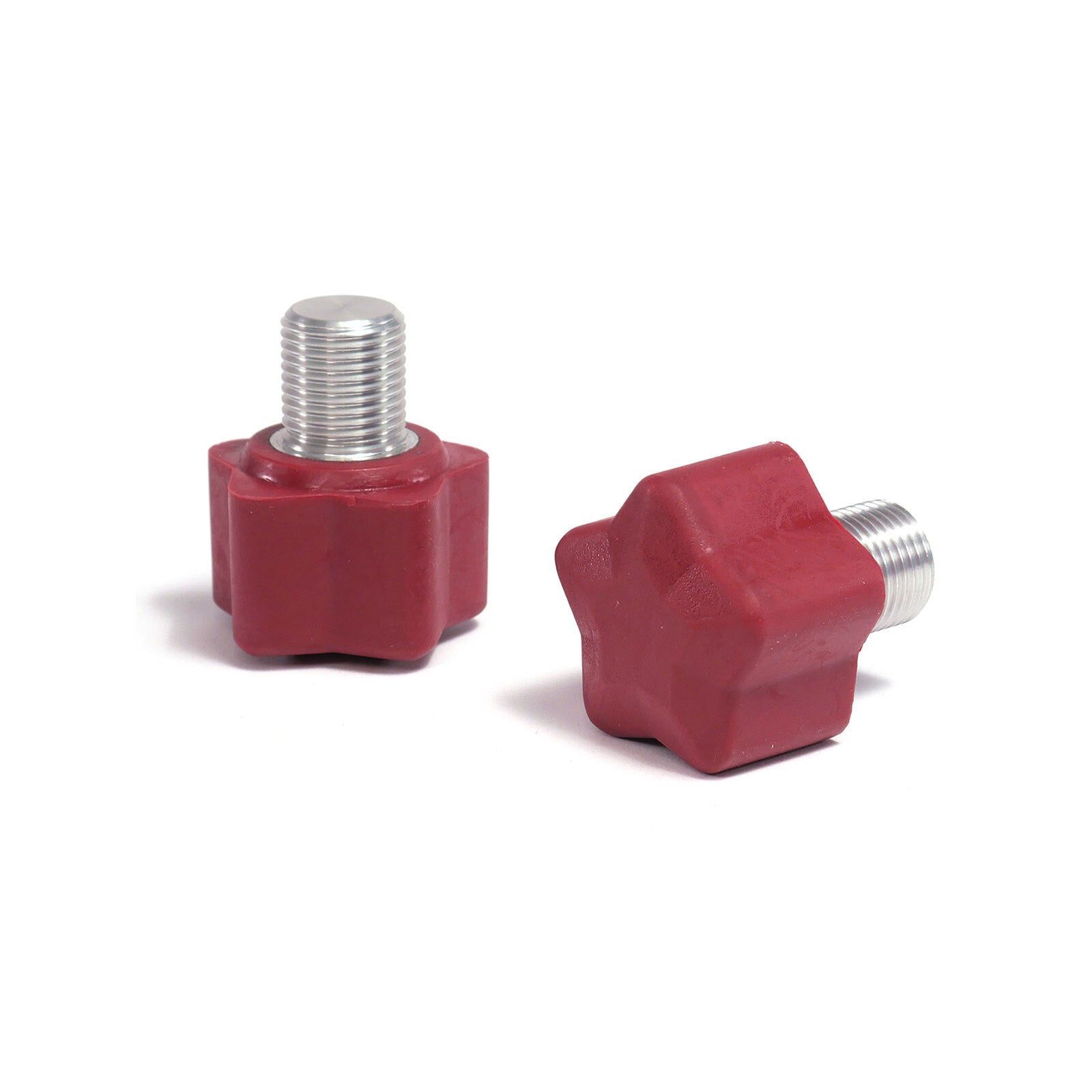 Grindstone Lone Star Adjustable Toe Stops / Scarlet Begonia