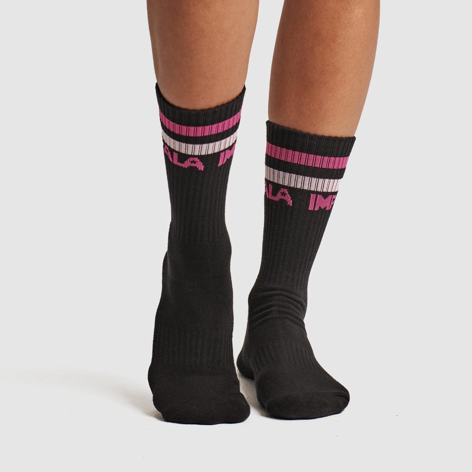 Impala Stripe Socks (3 Pack) / Black