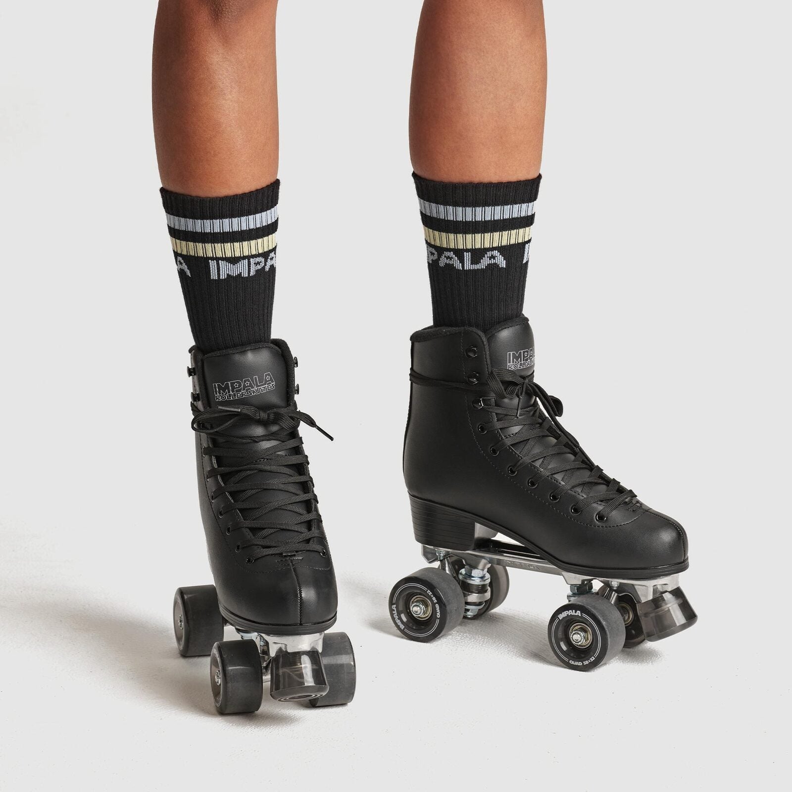 Impala Stripe Socks (3 Pack) / Black