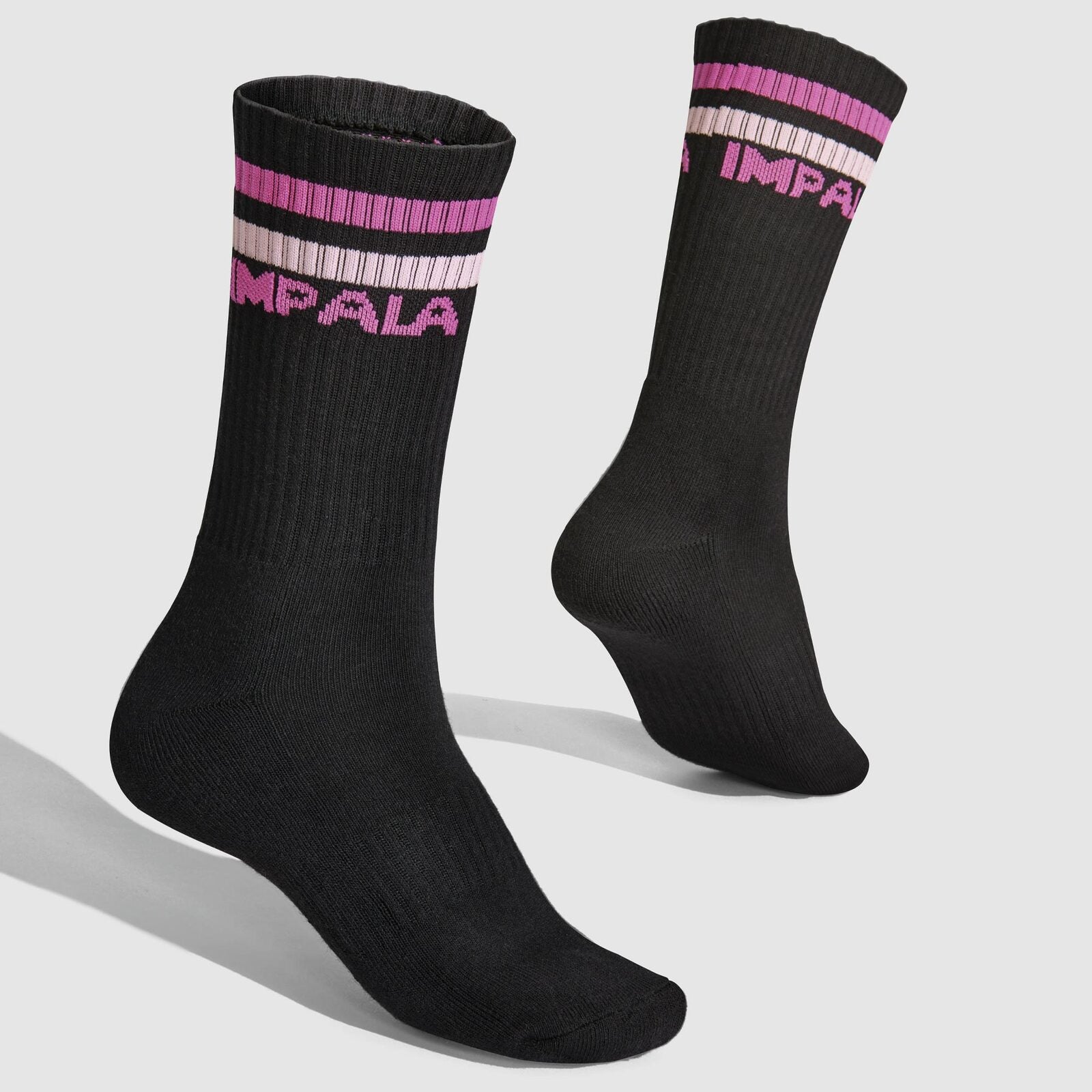 Impala Stripe Socks (3 Pack) / Black