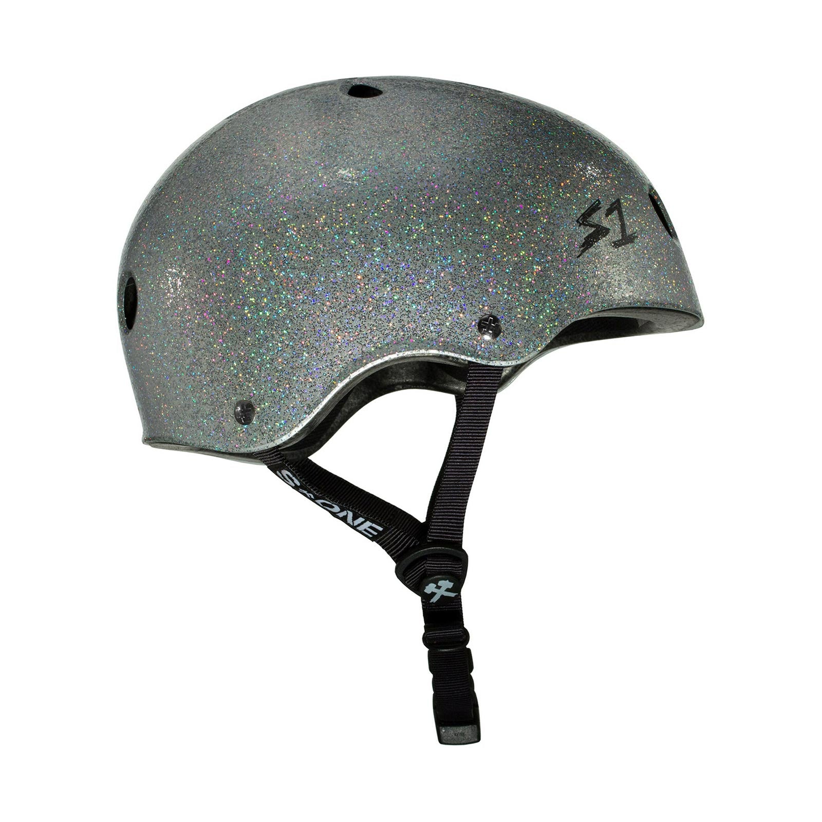 S1 Lifer Helmet (Certified) / Silver Gloss Glitter