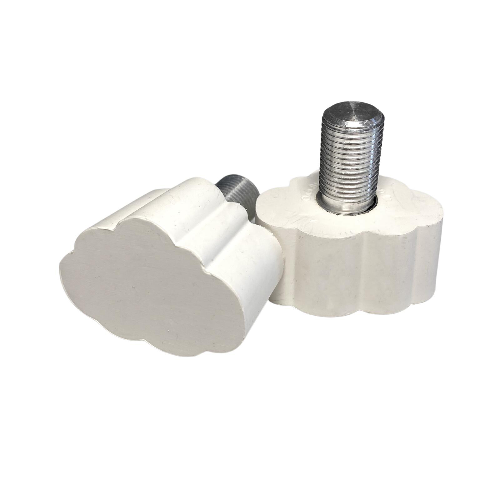 One Stop Cloud Nine Adjustable Toe Stops / White