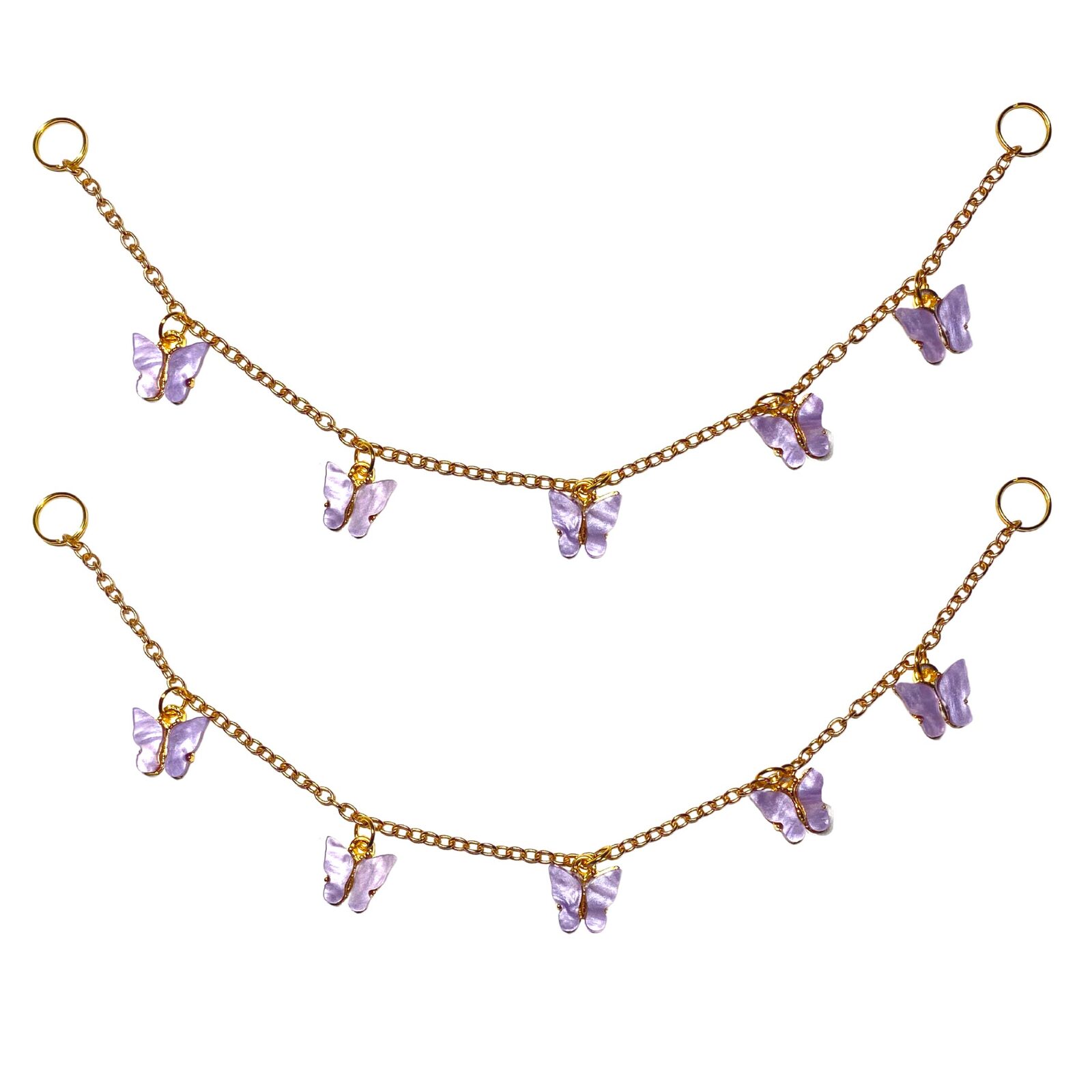 One Stop Butterfly Skatelet (Pair) / Purple