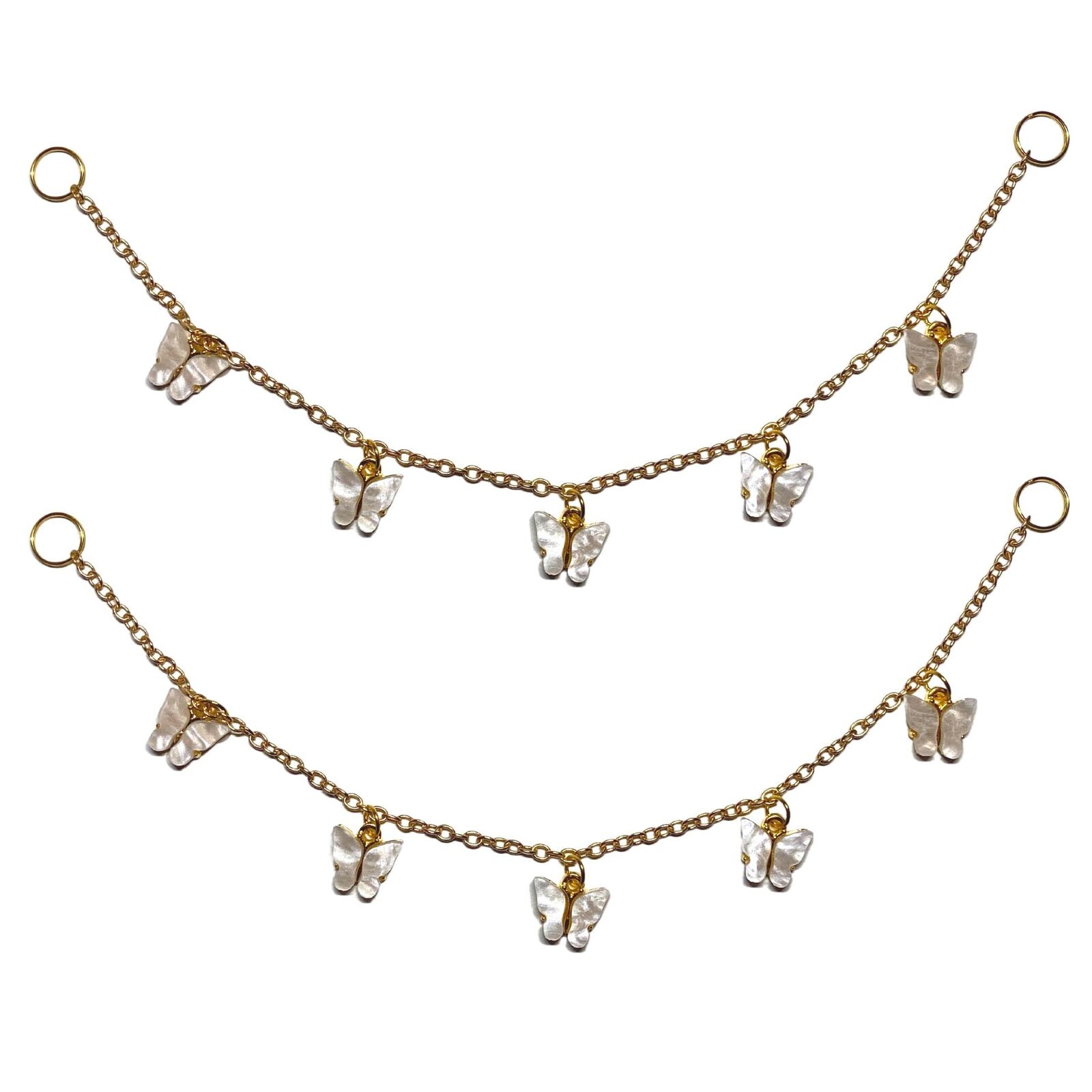 One Stop Butterfly Skatelet (Pair) / White