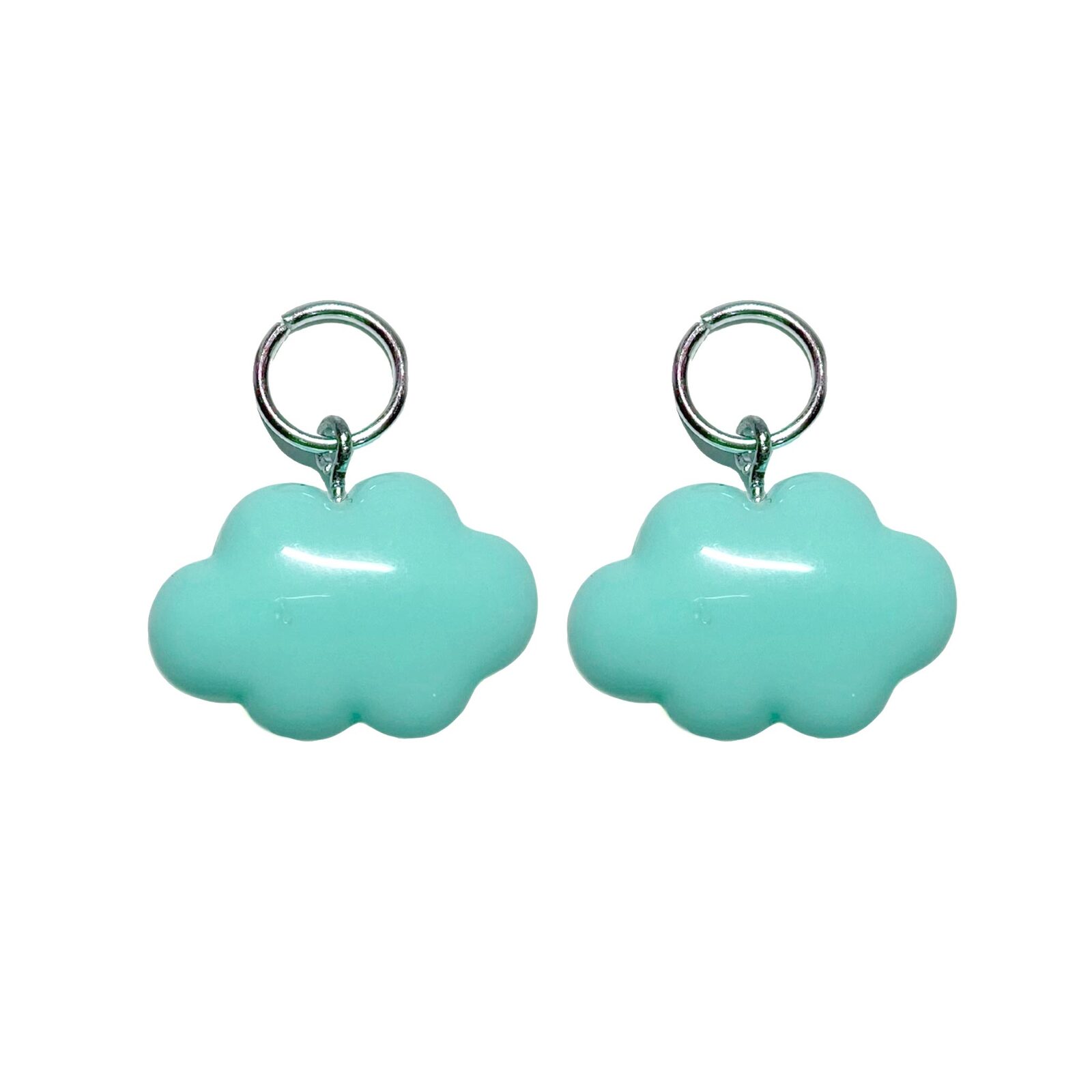 One Stop Cloud Skate Charm (Pair) / Blue
