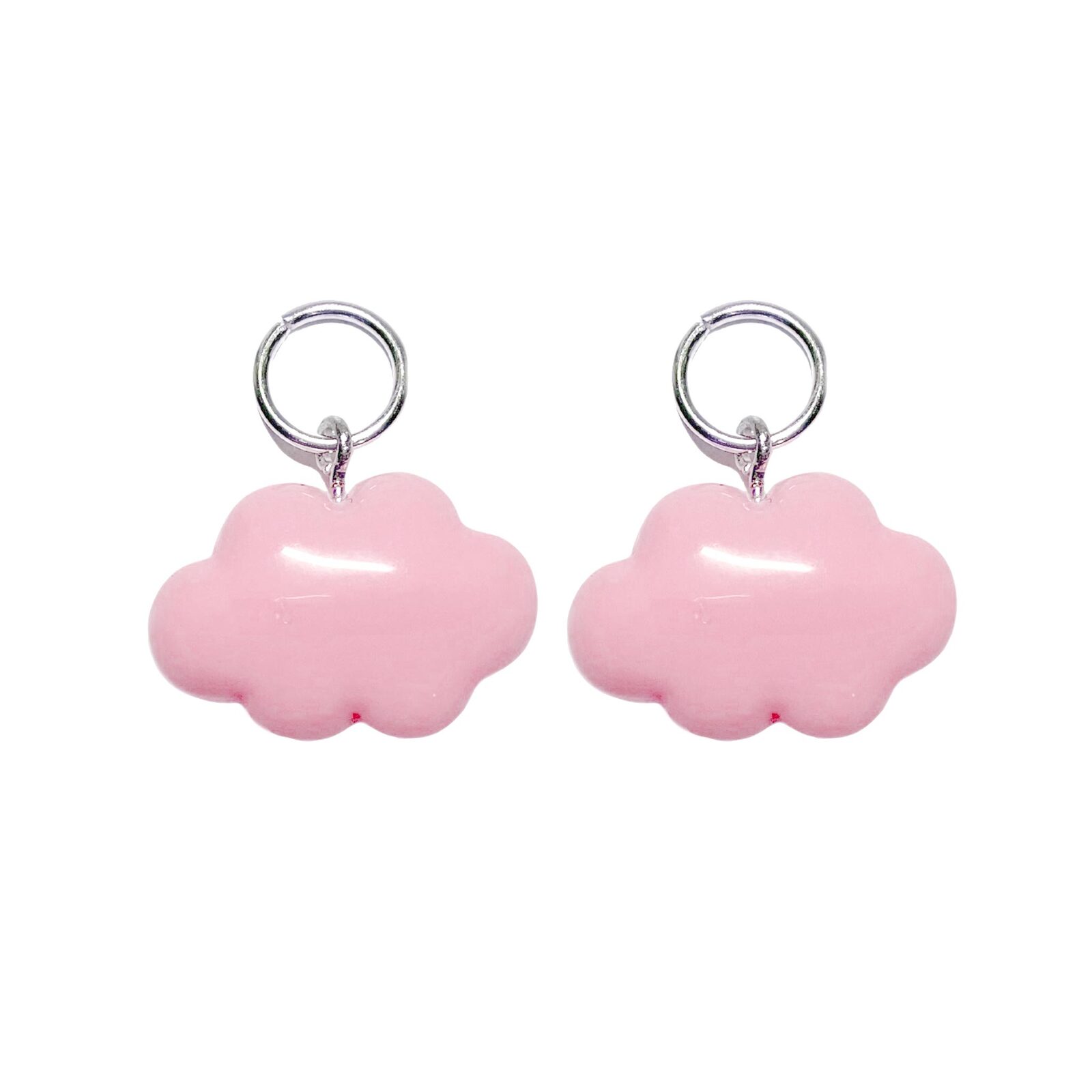 One Stop Cloud Skate Charm (Pair) / Pink