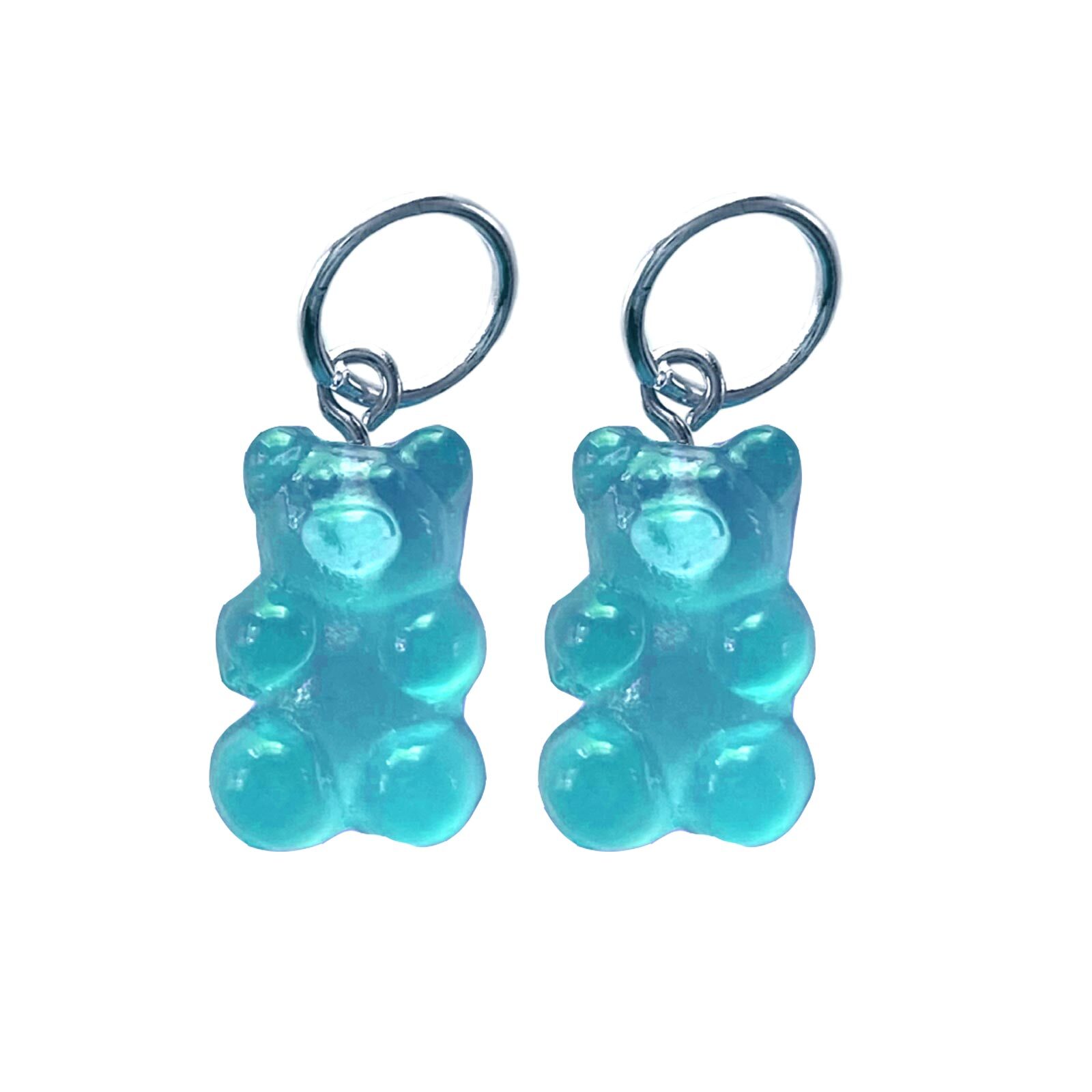 One Stop Gummy Bear Skate Charm (Pair) / Blue