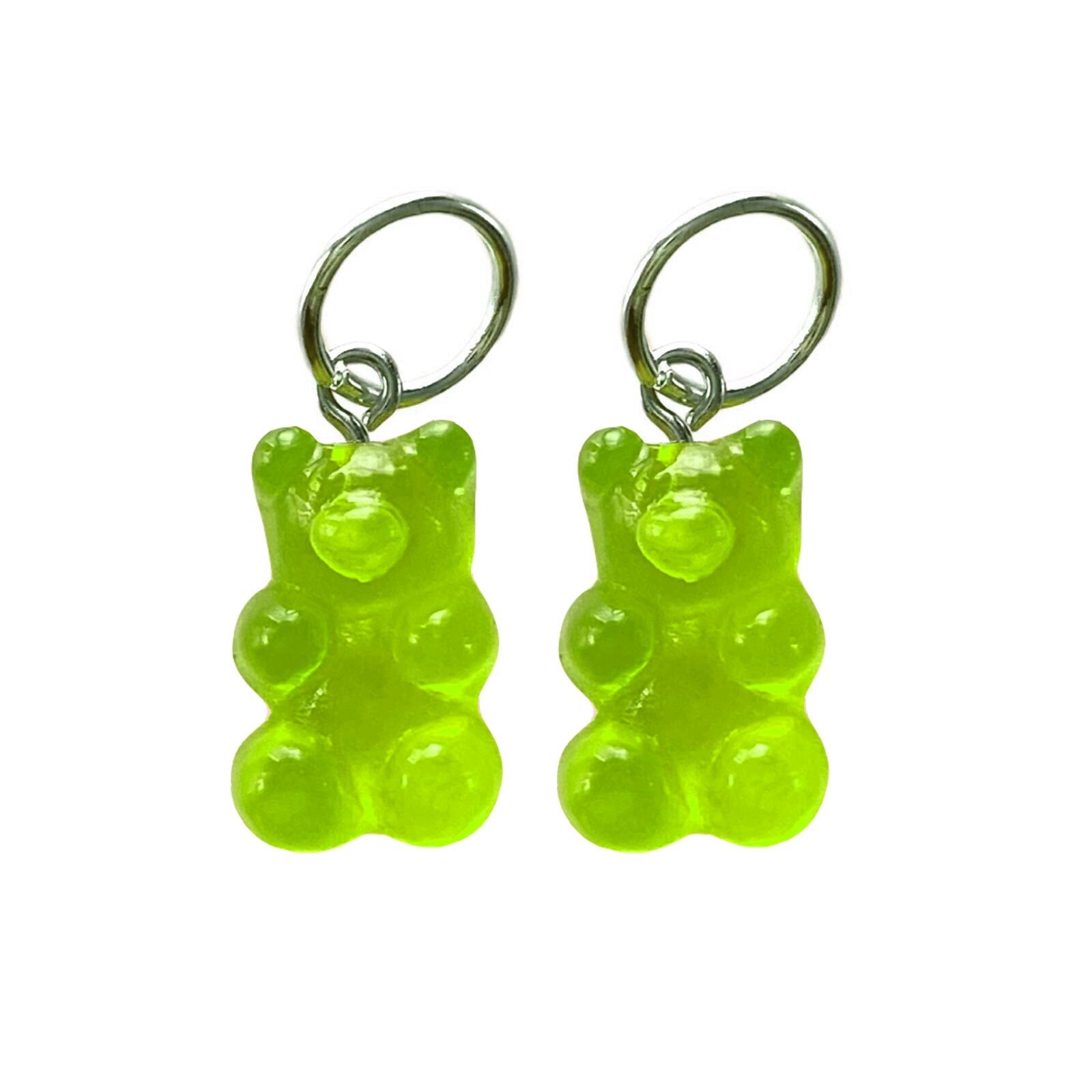 One Stop Gummy Bear Skate Charm (Pair) / Green