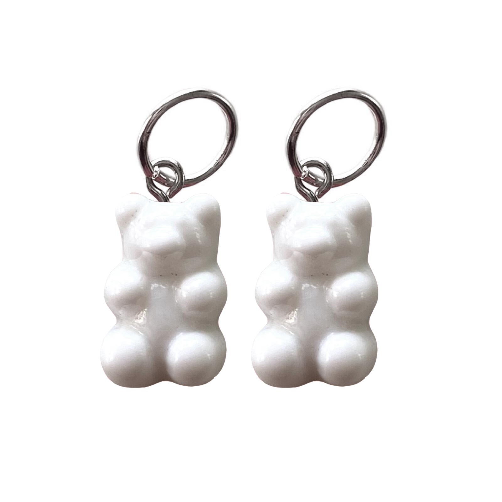 One Stop Gummy Bear Skate Charm (Pair) / White