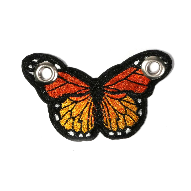 One Stop Large Embroidered Butterfly (Single) / Orange