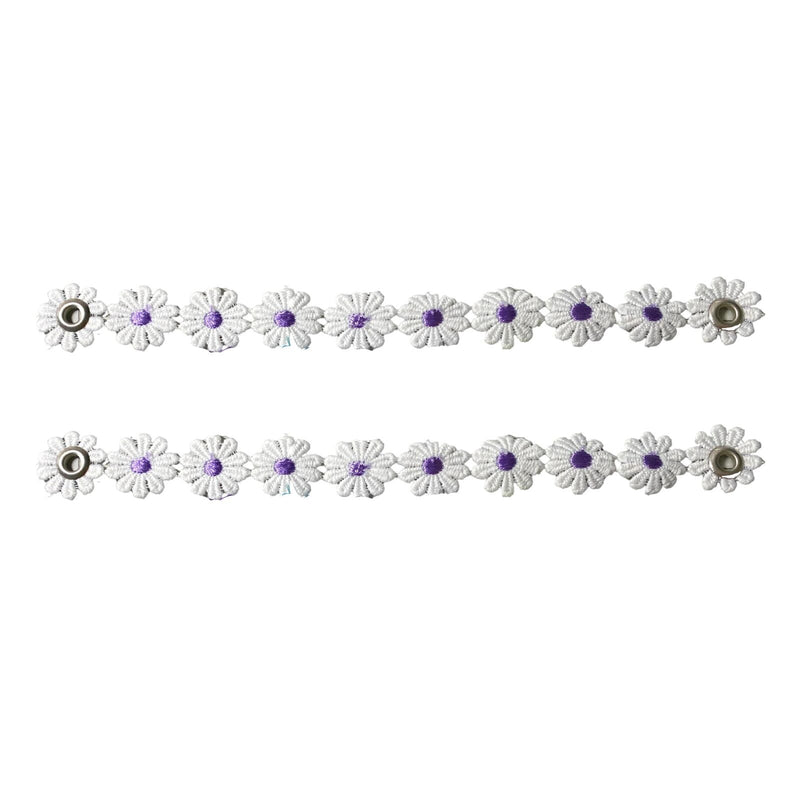 One Stop Long Daisy Chain (Pair) / Purple