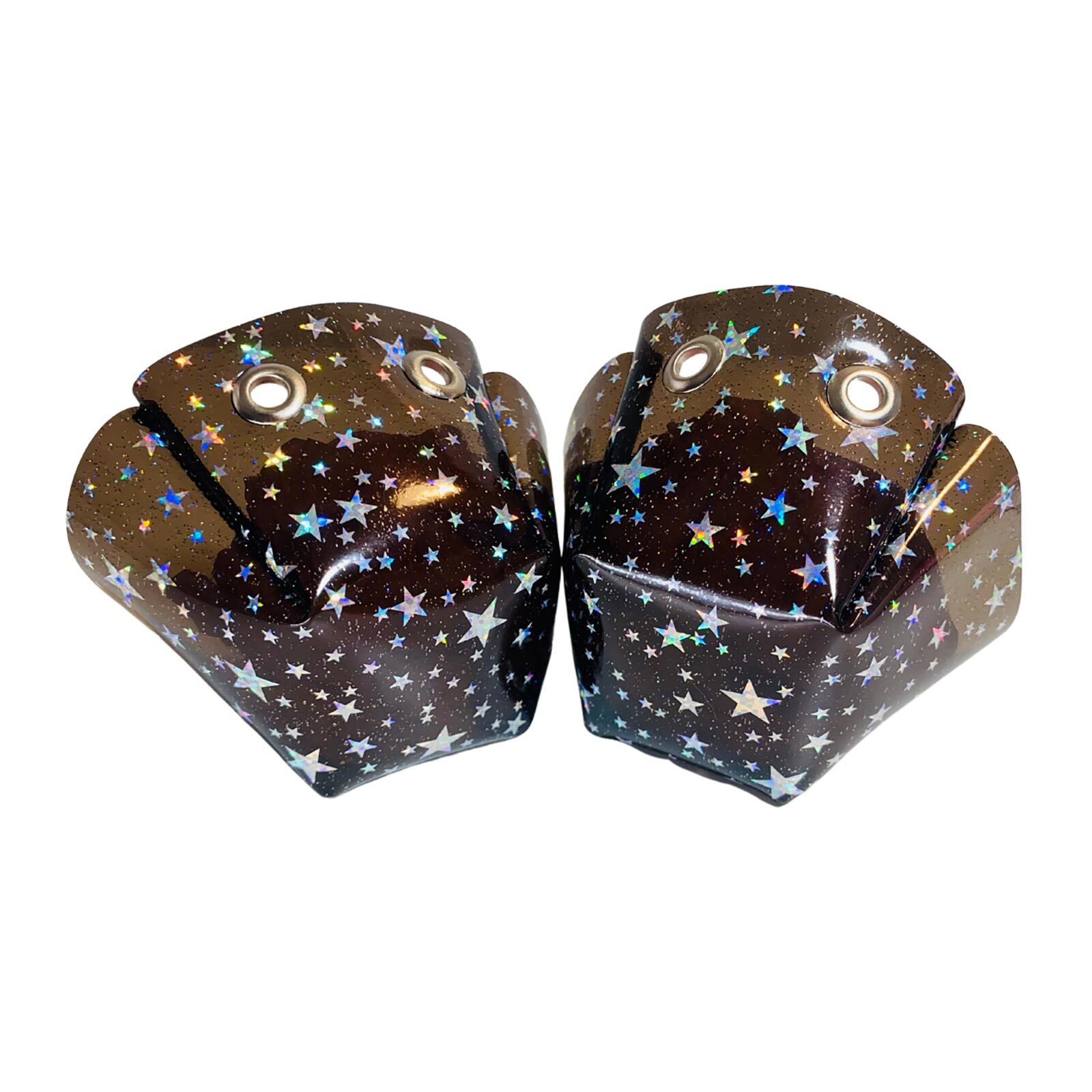 One Stop Vegan Toe Guards / Black Jelly Twinkle Star