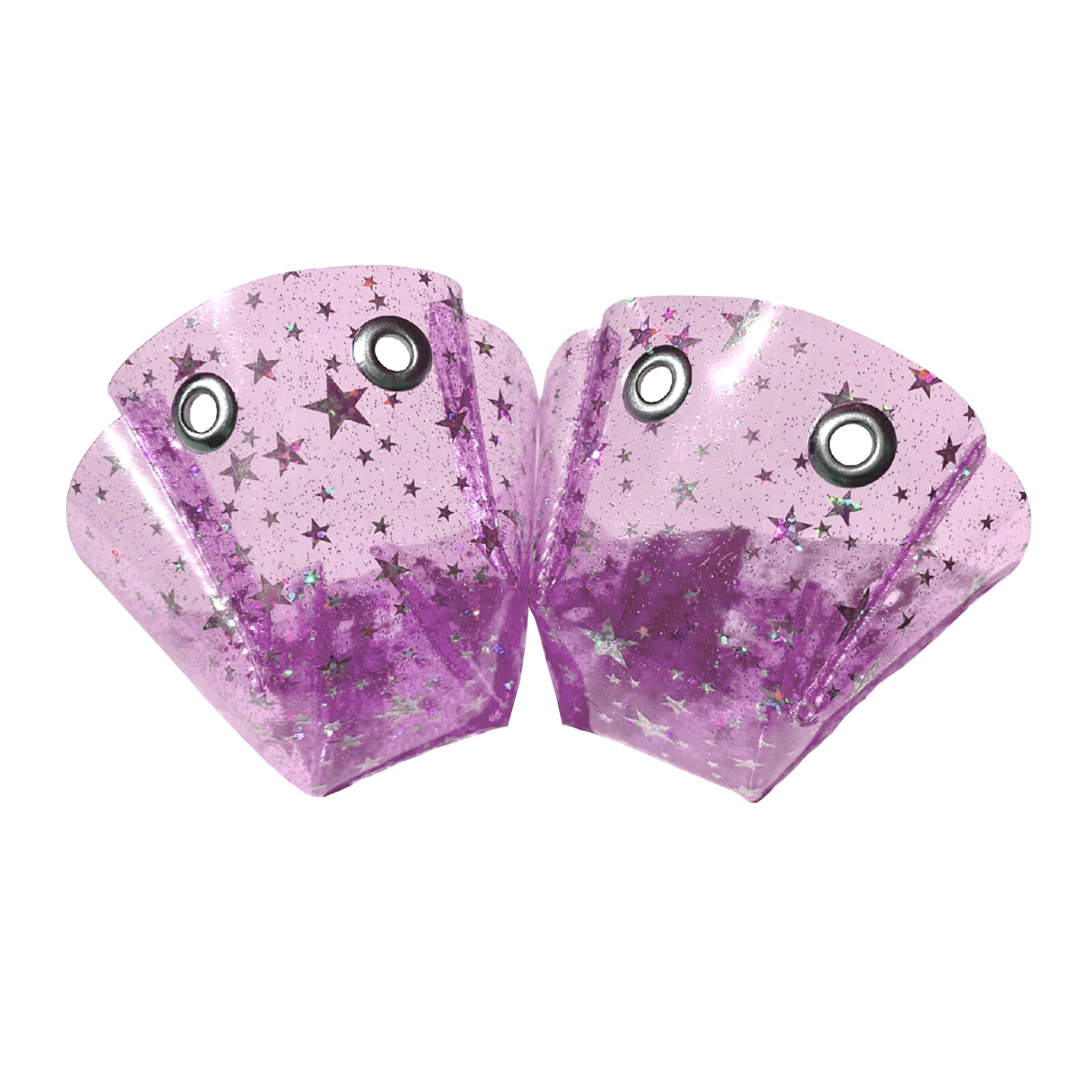 One Stop Vegan Toe Guards / Purple Jelly Twinkle Star