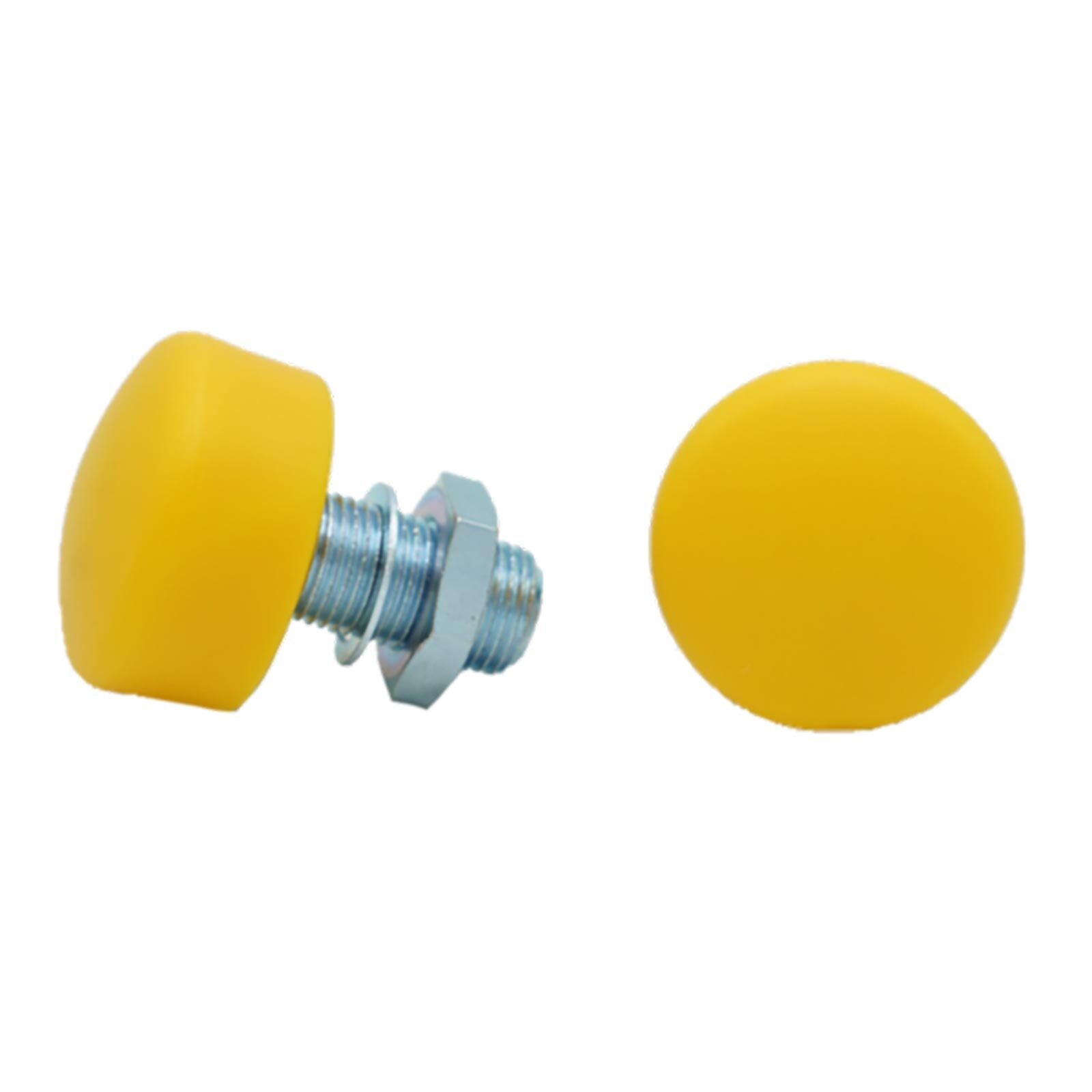 Moxi Rainbow Rider Adjustable Toe Stops / Yellow