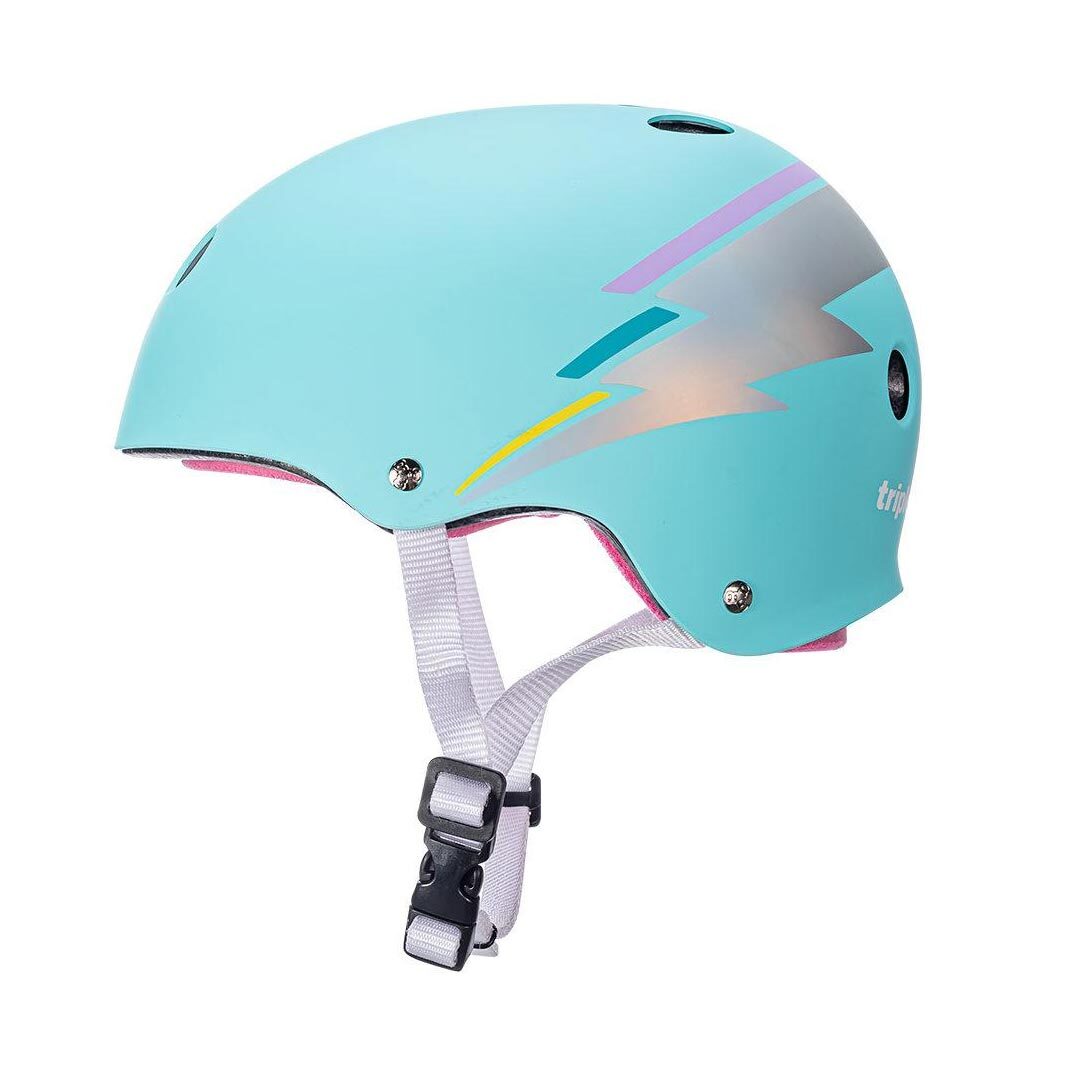 Triple 8 THE Certified Sweatsaver Helmet / Teal Hologram