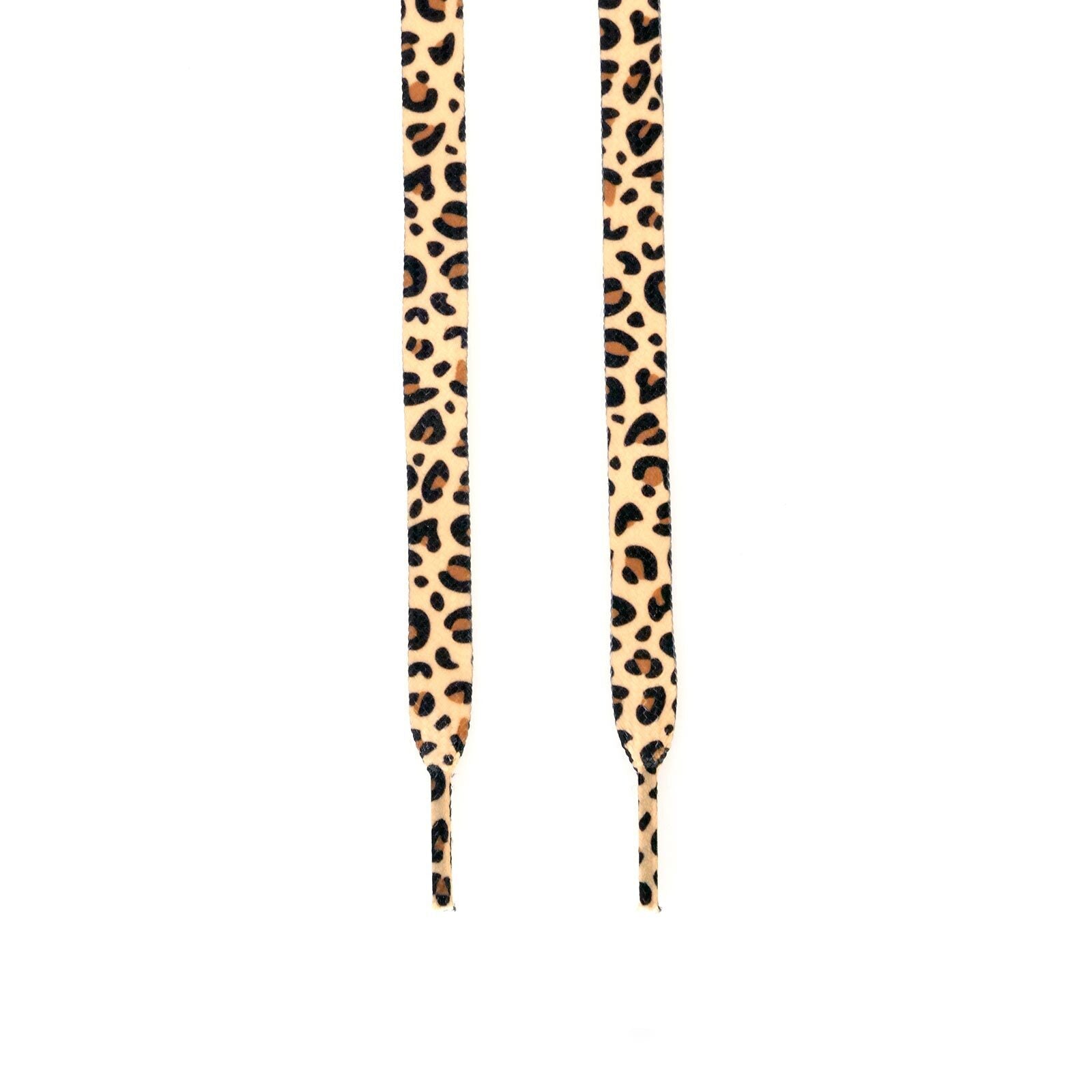 Roll Waxed Skate Laces / Leopard Print