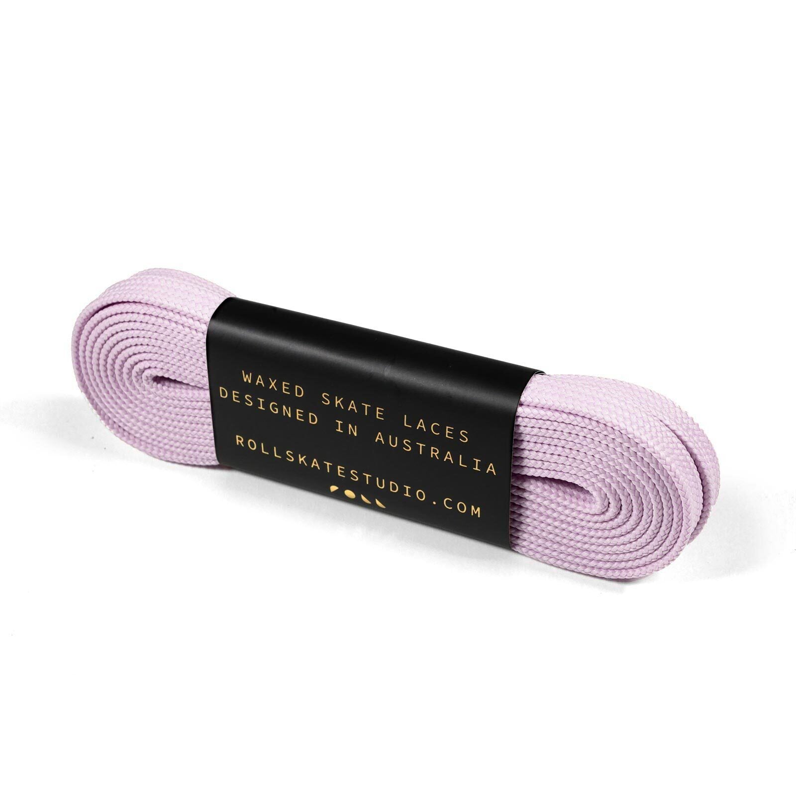 Roll Waxed Skate Laces / Pastel Lavender / 96in (244cm)