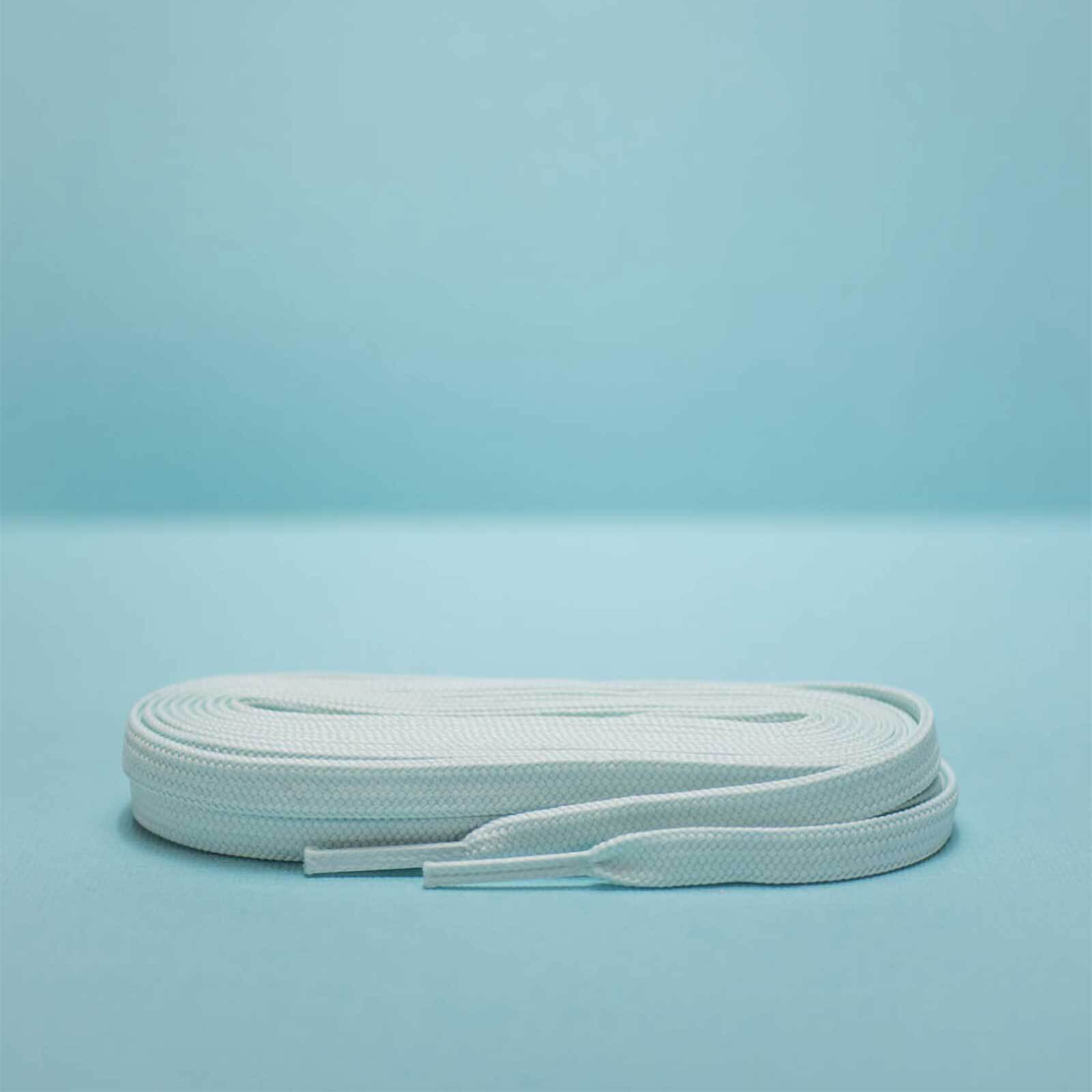 Roll Waxed Skate Laces / Pastel Blue
