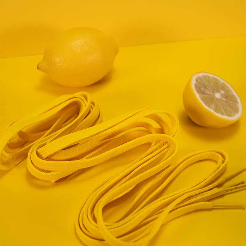 Roll Waxed Skate Laces / Yellow