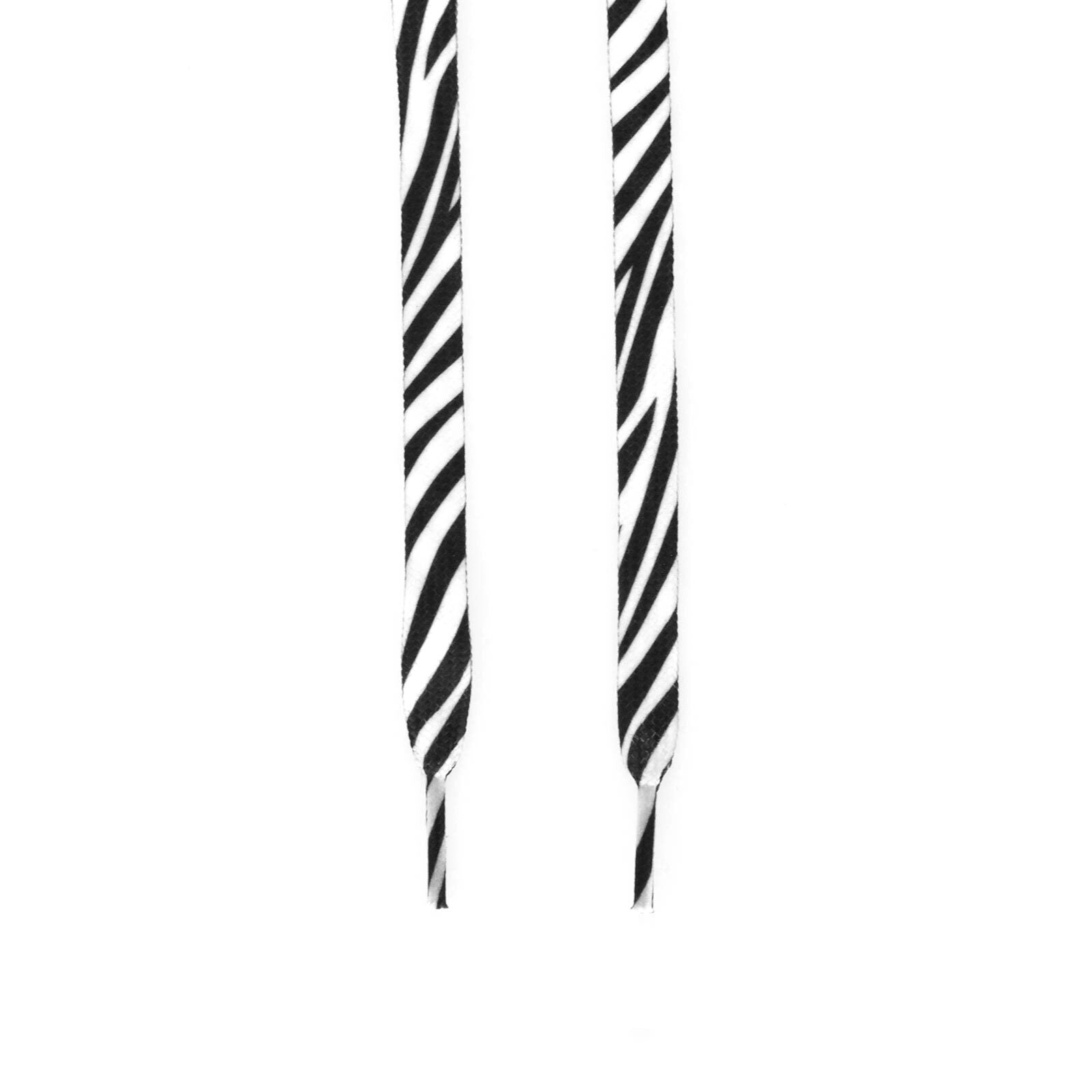 Roll Waxed Skate Laces / Zebra Print