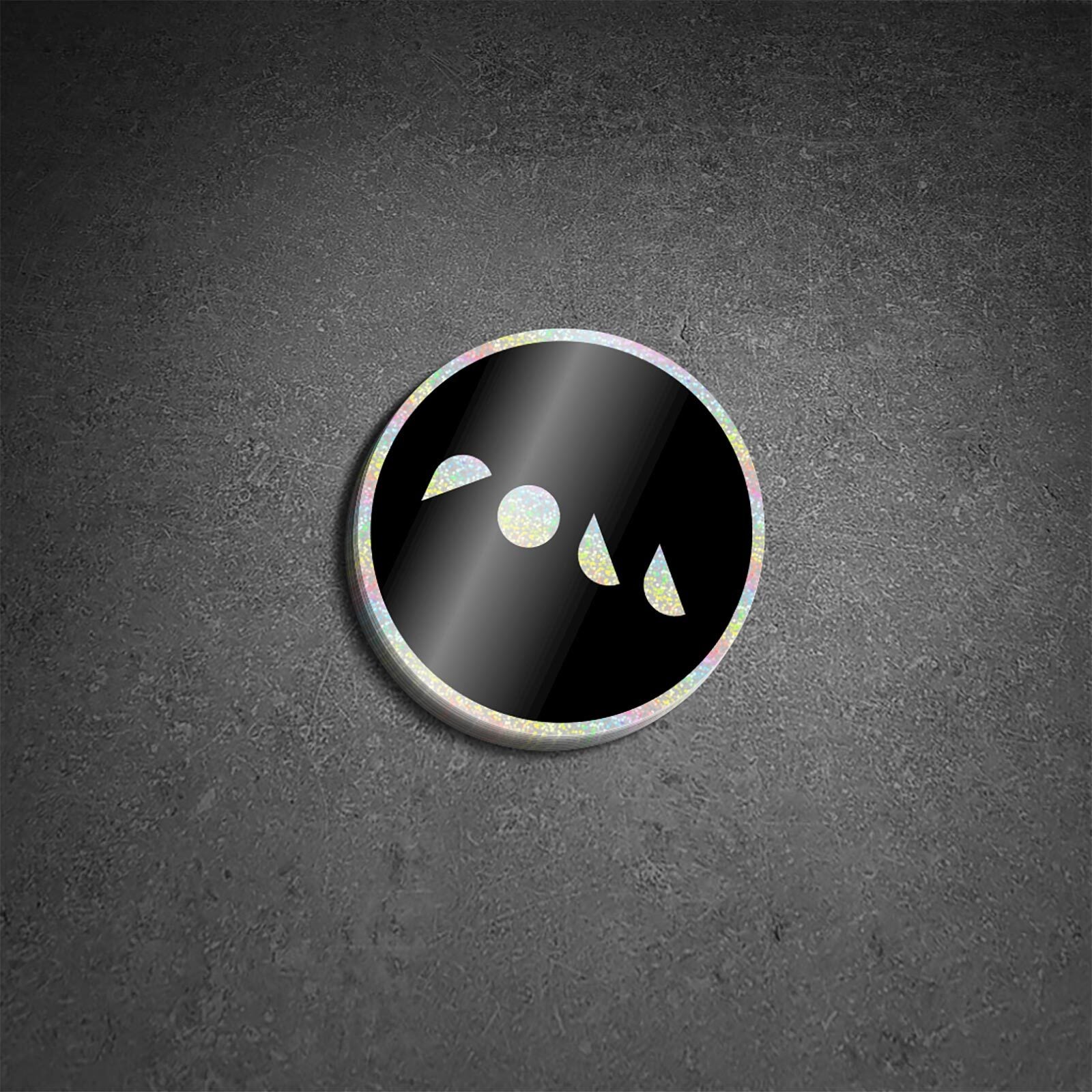 Roll Skate Studio Glitter Sticker / Logo