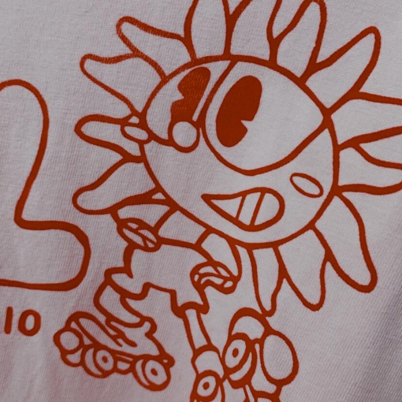 Roll Upcycled / Sunflower Tee / Pink / M