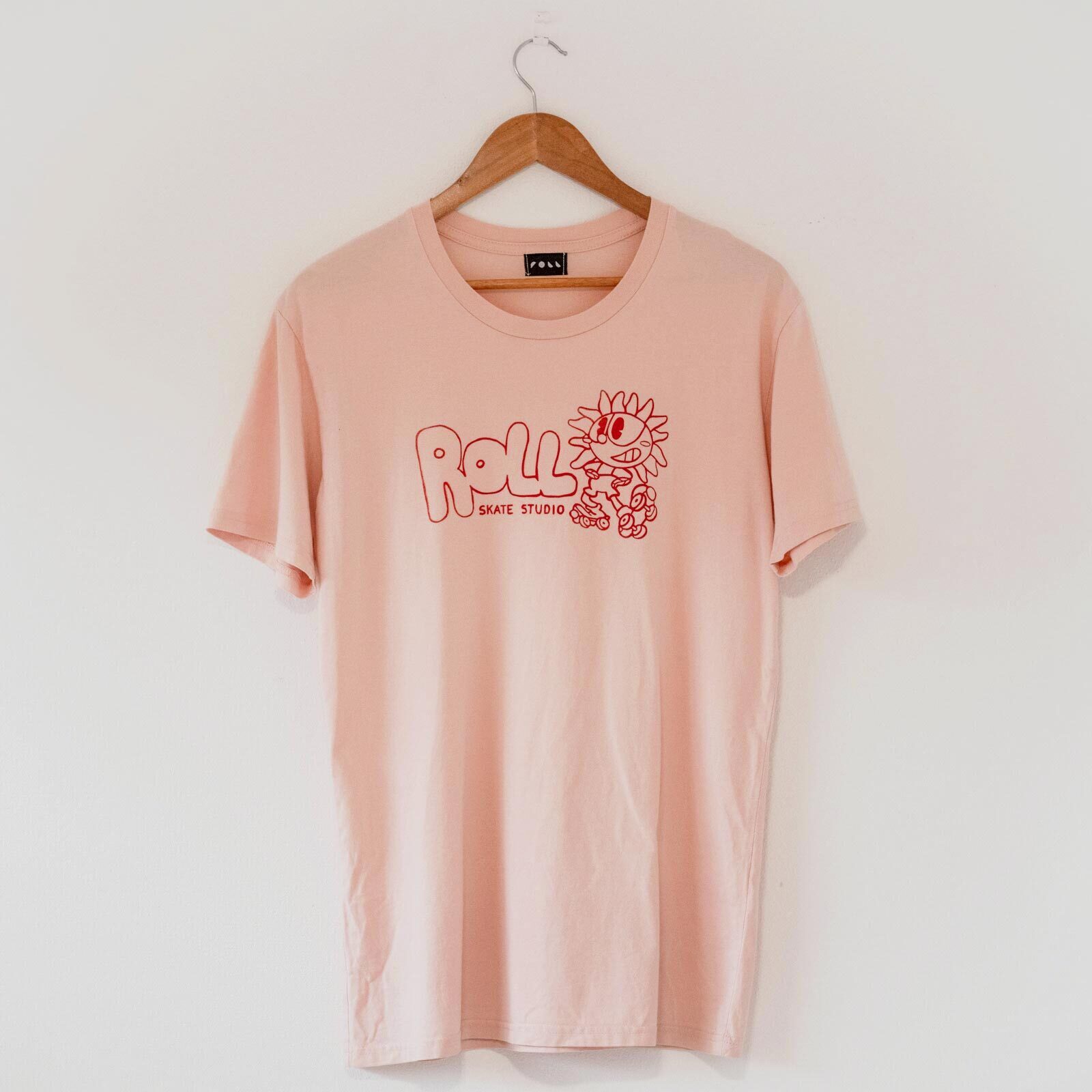 Roll Upcycled / Sunflower Tee / Pink / M