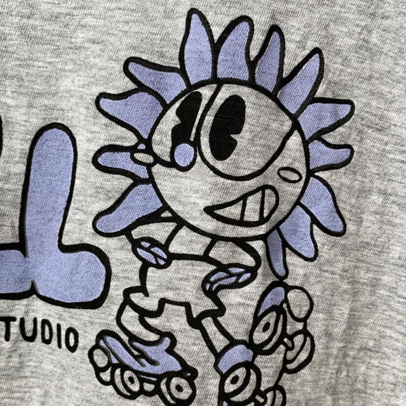 Roll Upcycled / Sunflower Tee / Grey / M