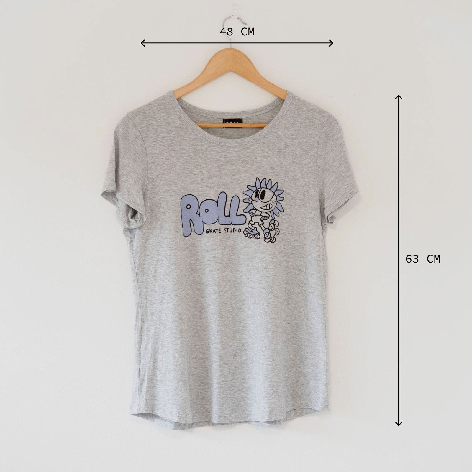 Roll Upcycled / Sunflower Tee / Grey / M