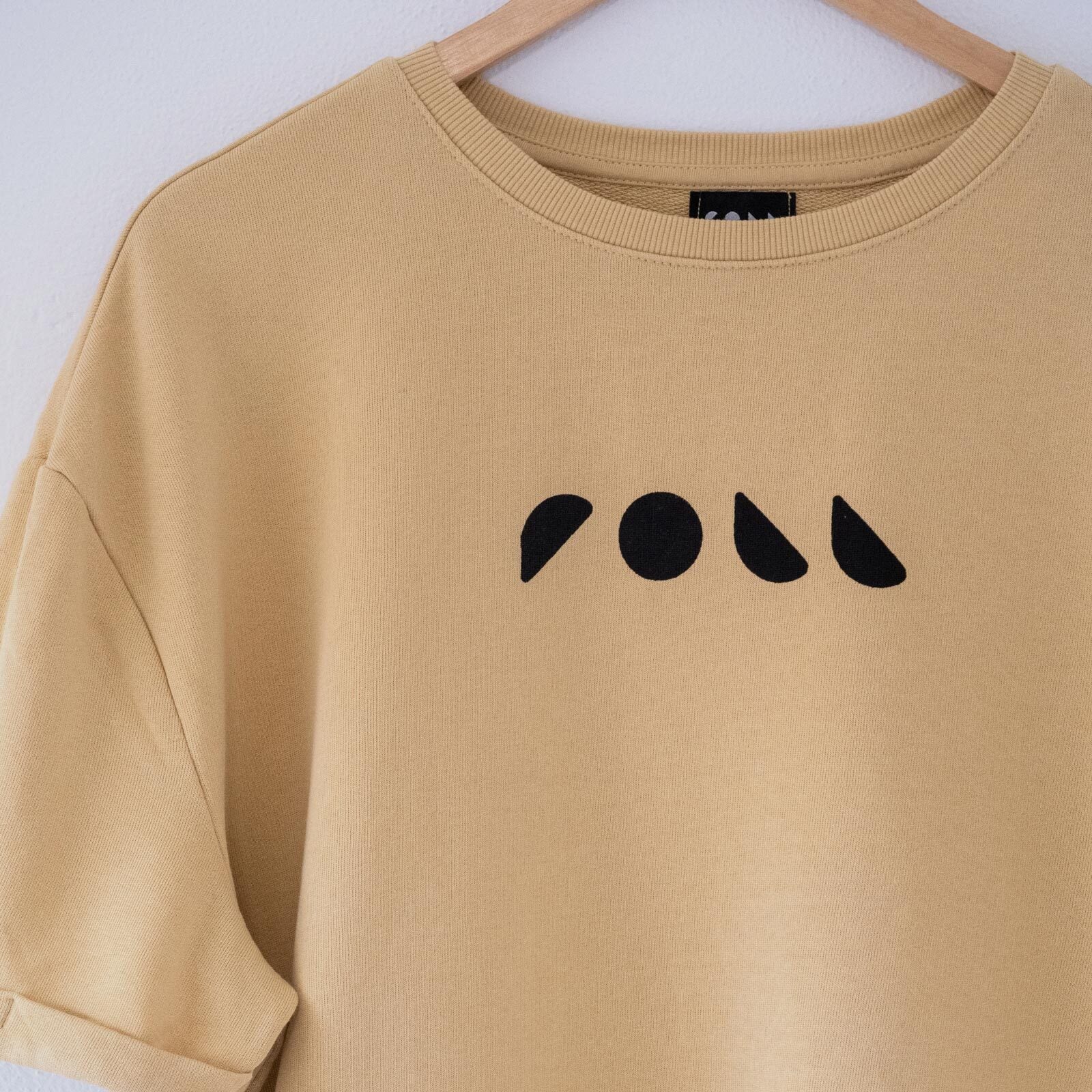 Roll Upcycled / Logo Tee / Mustard / XL