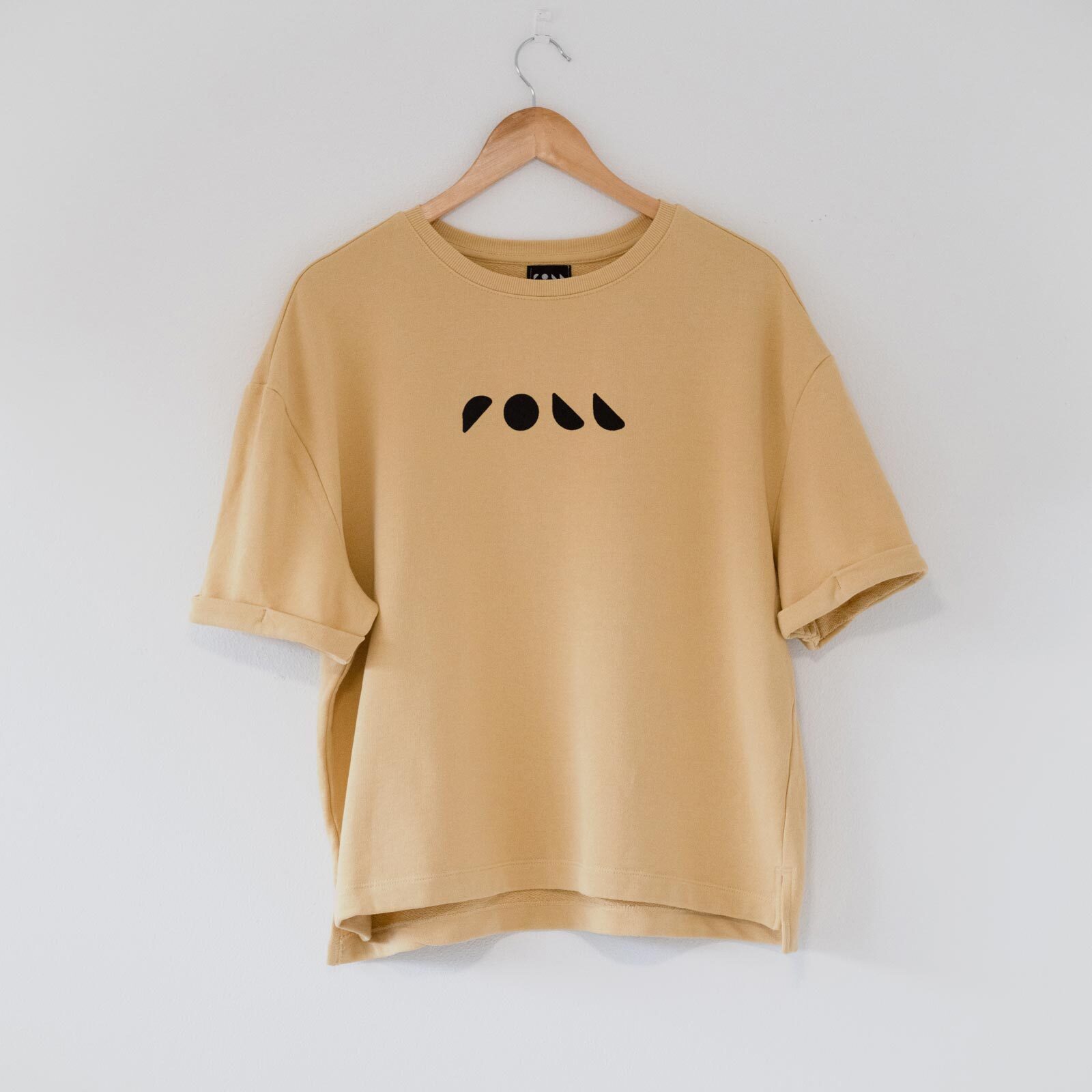 Roll Upcycled / Logo Tee / Mustard / XL