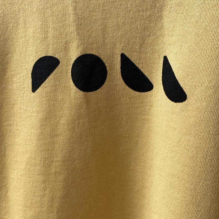 Roll Upcycled / Logo Tee / Mustard / XL