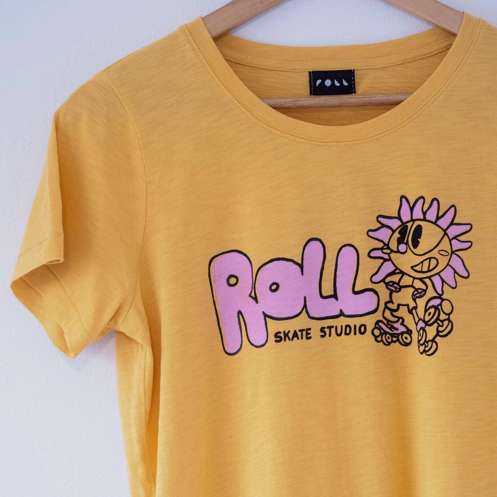 Roll Upcycled / Sunflower Tee / Yellow / XS