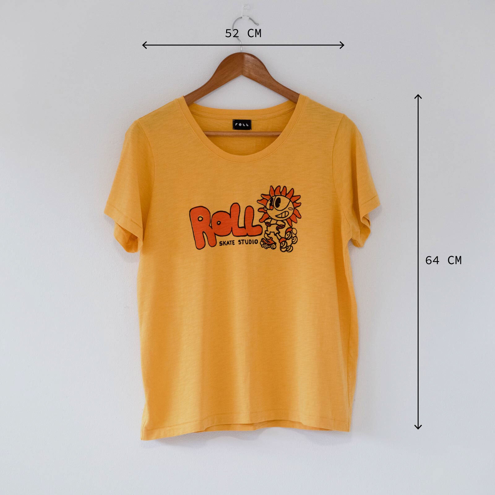 Roll Upcycled / Sunflower Tee / Yellow / L