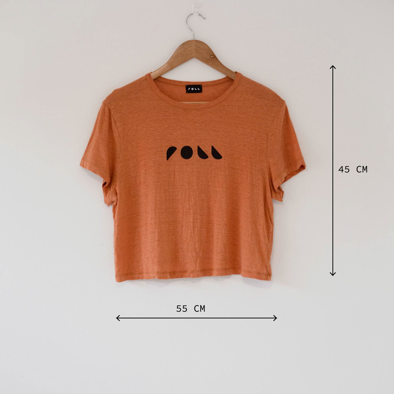 Roll Upcycled / Logo Crop / Orange / S