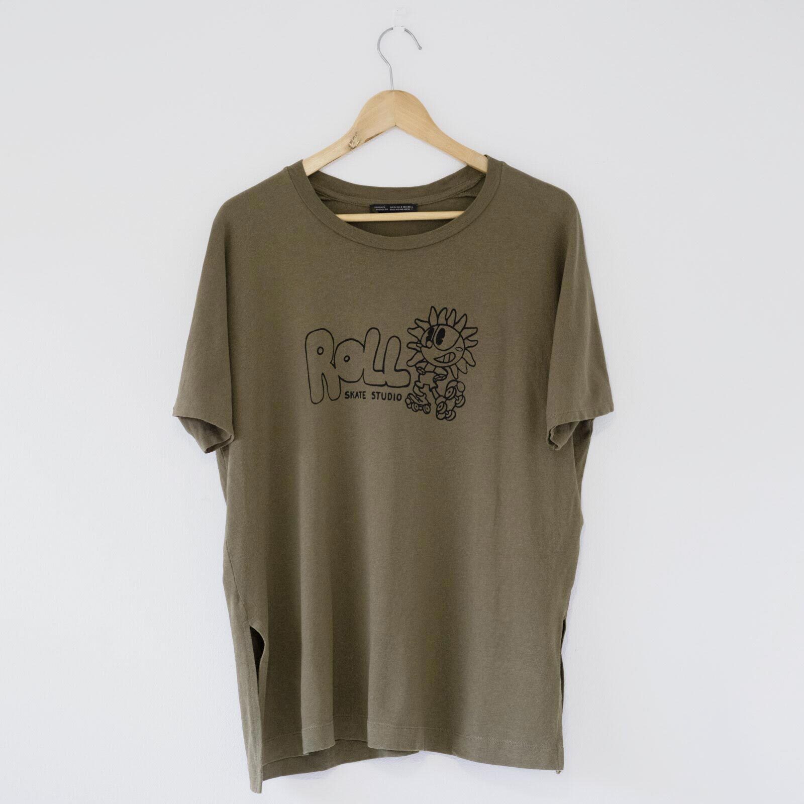 Roll Upcycled / Sunflower Tee / Olive / S