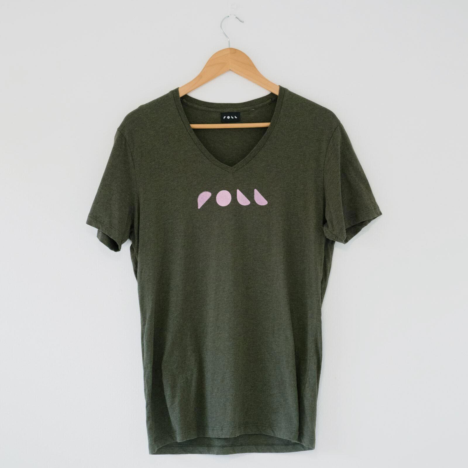 Roll Upcycled / Logo Tee / Olive / M