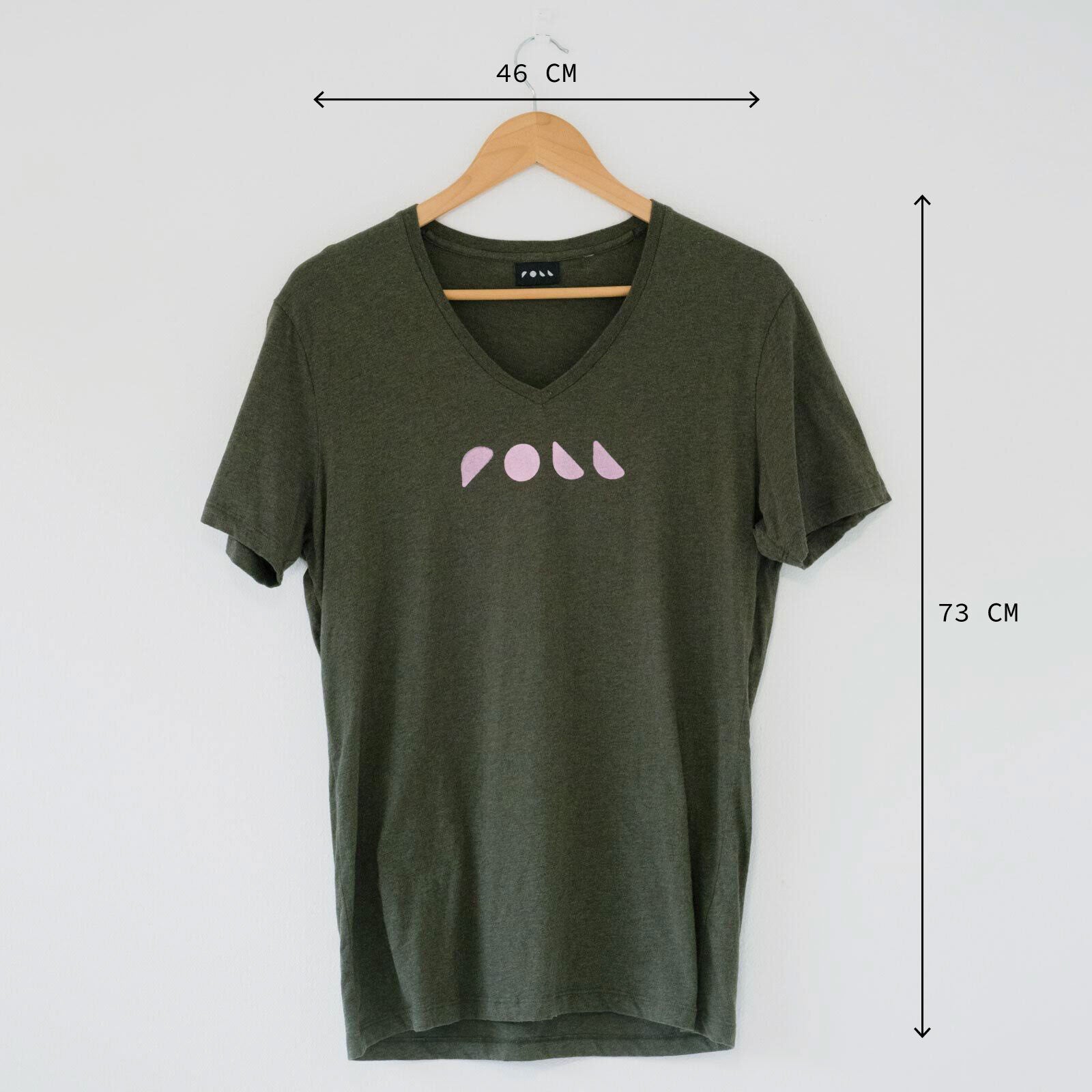 Roll Upcycled / Logo Tee / Olive / M